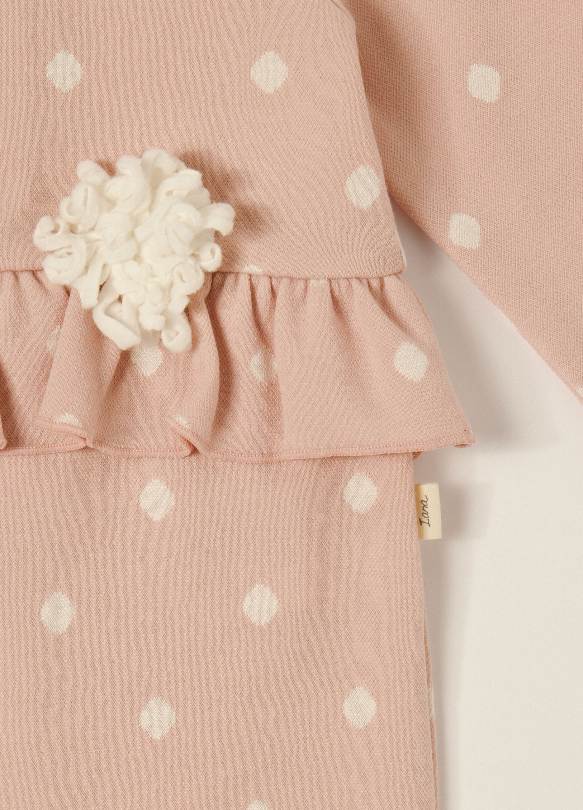 Tutina rosa in cotone elasticizzato_2