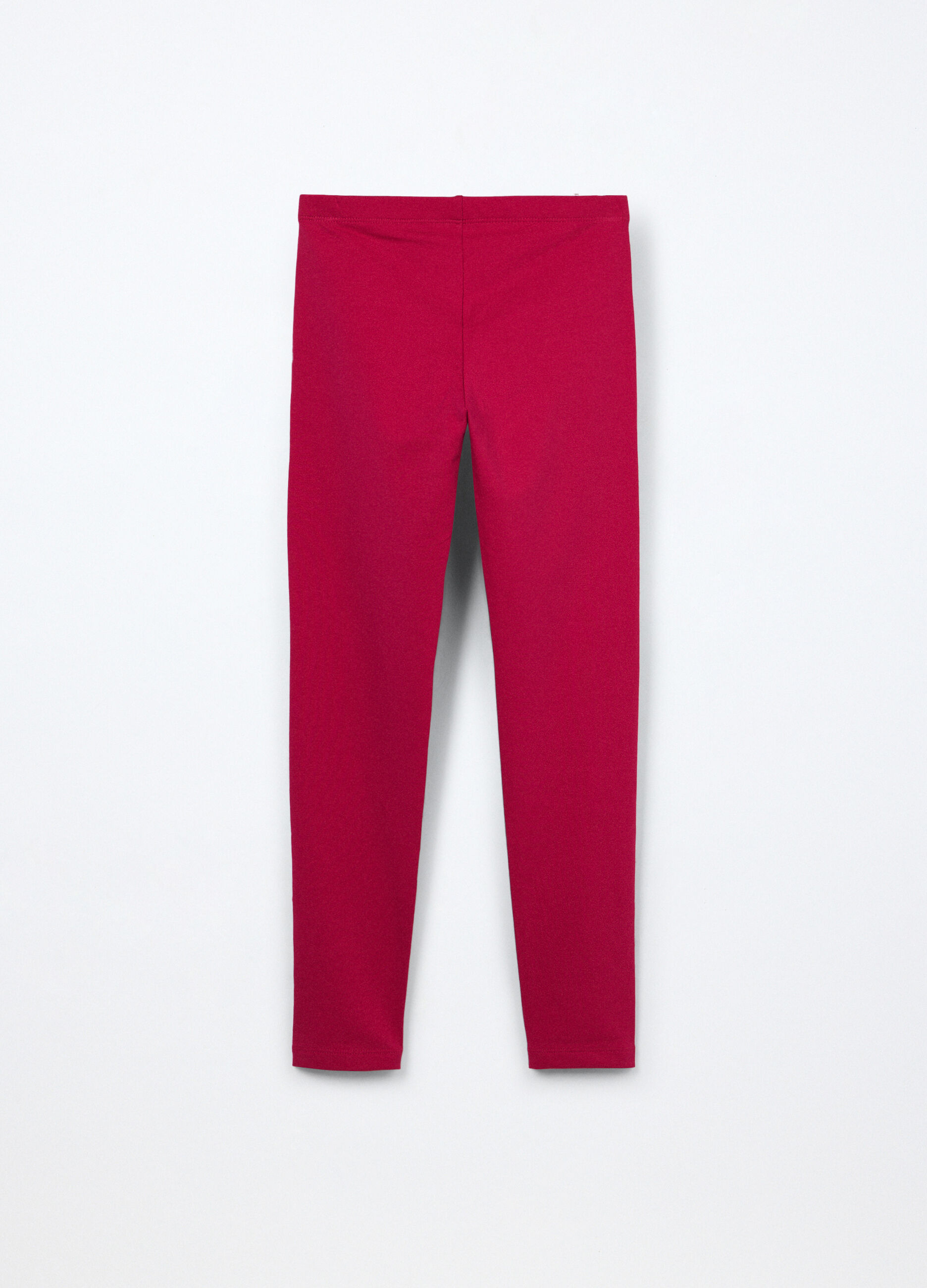 Leggings in french terry stretch bambina_1