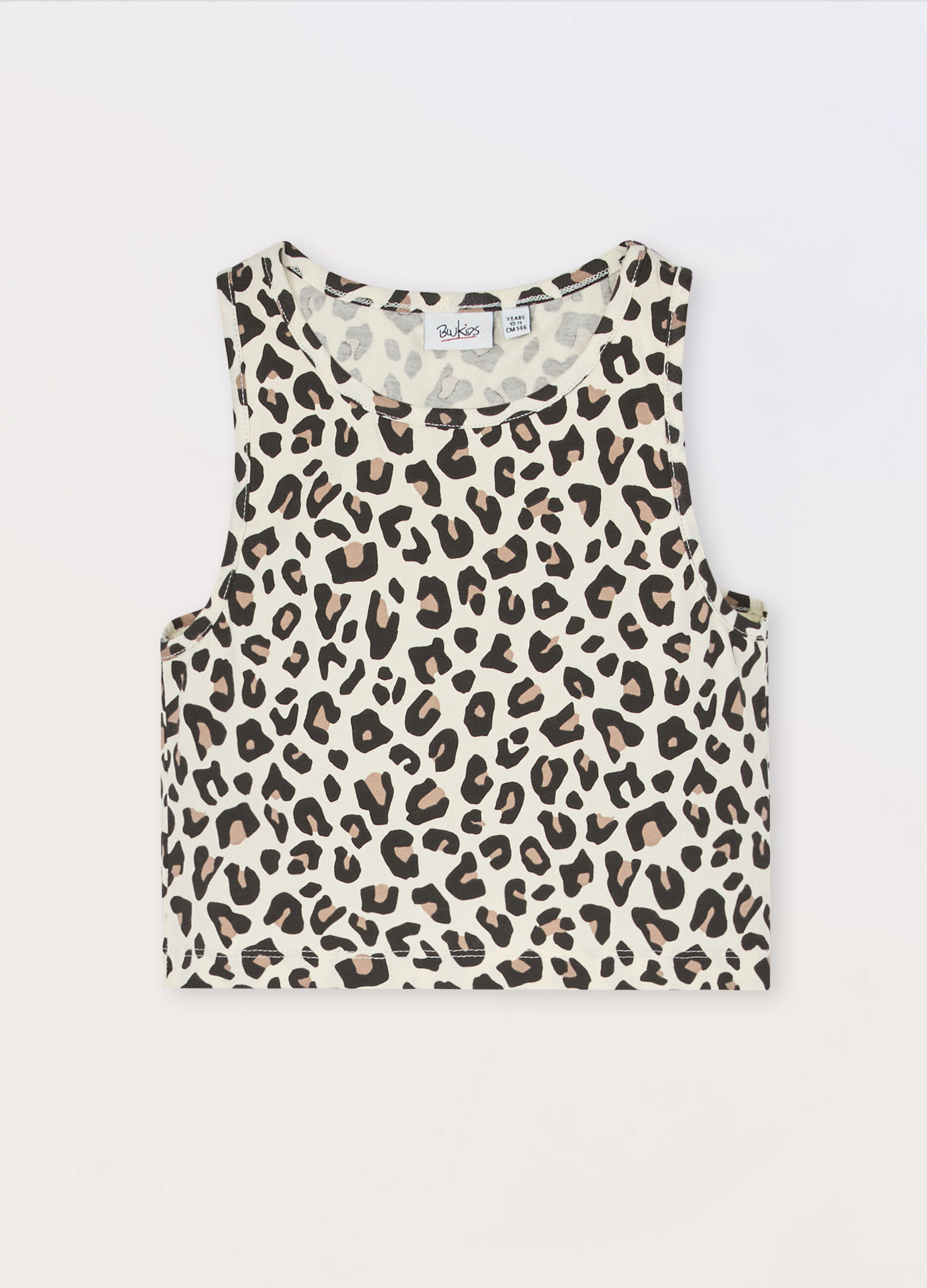 Top in cotone stretch ragazza _0