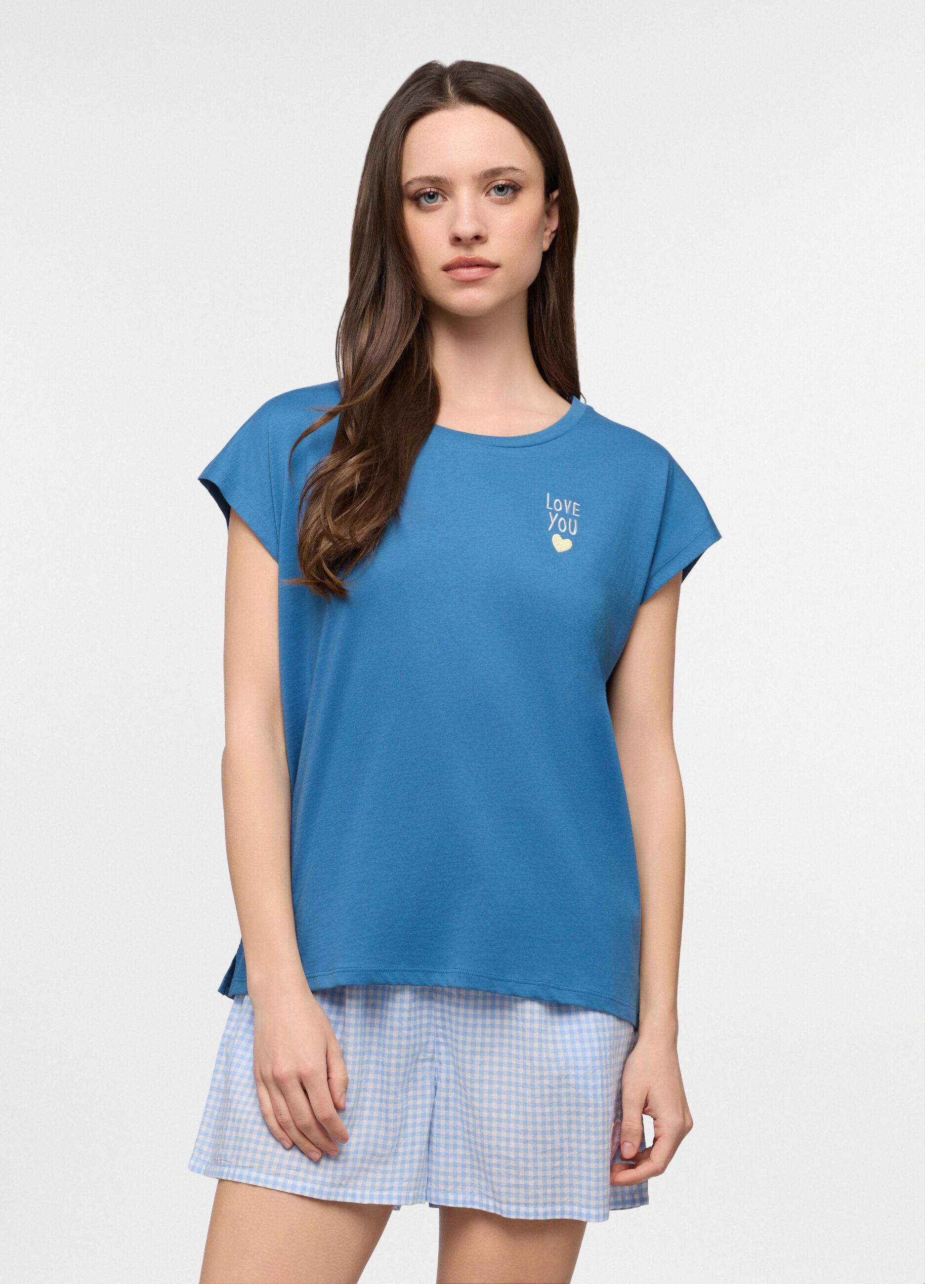 Top pigiama corto donna_0