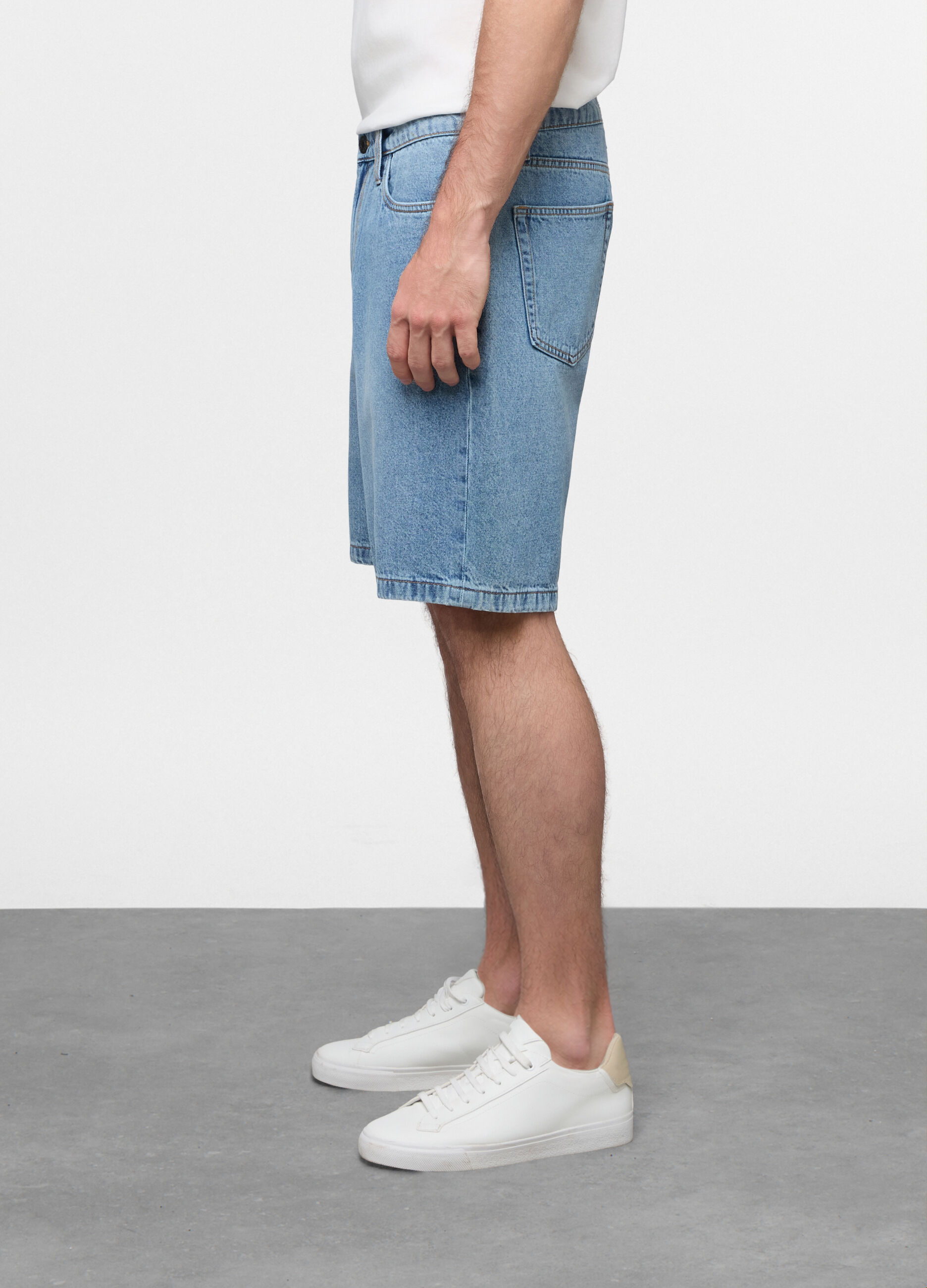 Short in denim washed uomo_1