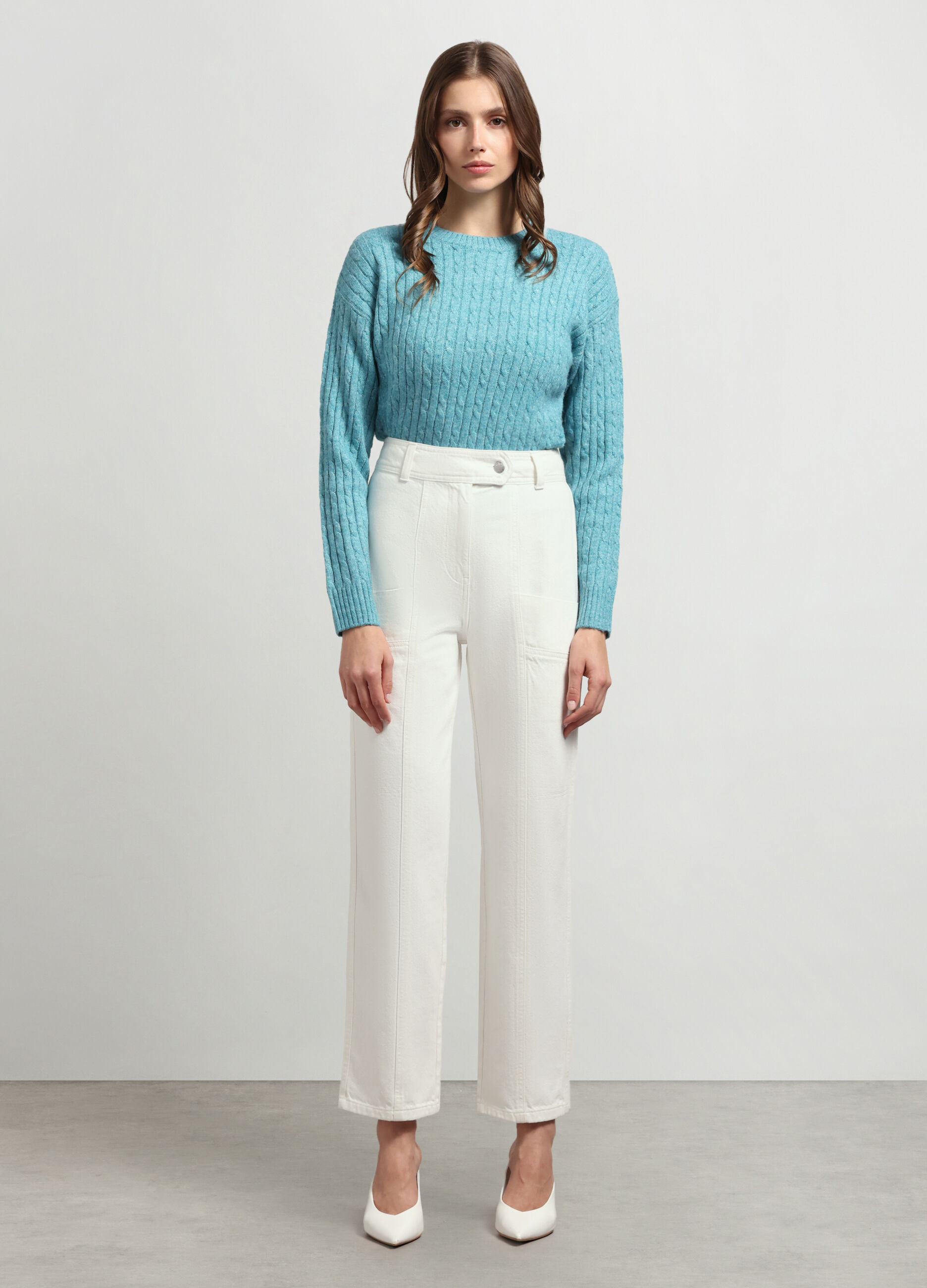 Pantaloni in puro cotone donna_0