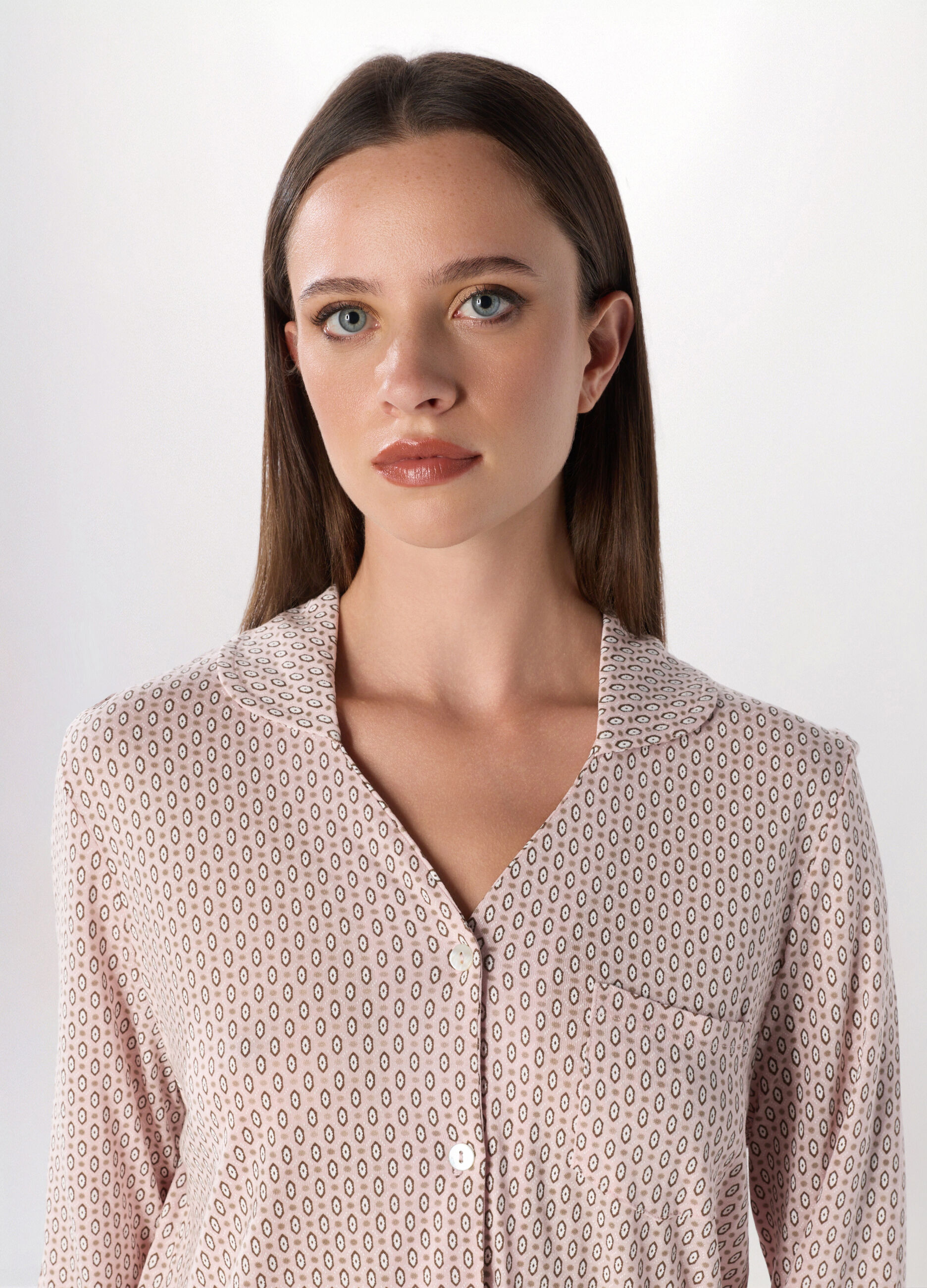 Set pigiama in jersey di pura viscosa donna_2