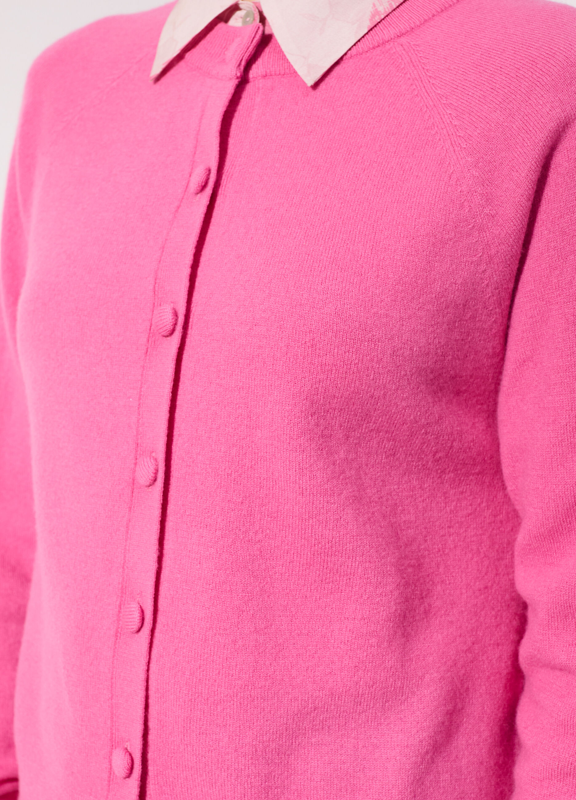 Cardigan in pura lana merino donna_3