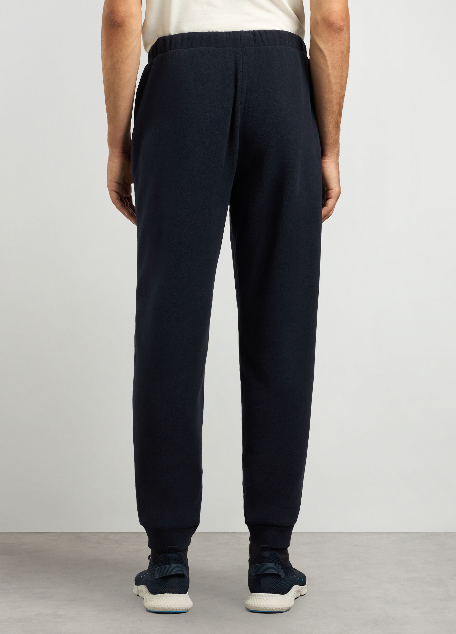 Joggers regular fit in pile uomo_1