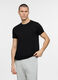 T-shirt girocollo in jersey di puro cotone uomo_0