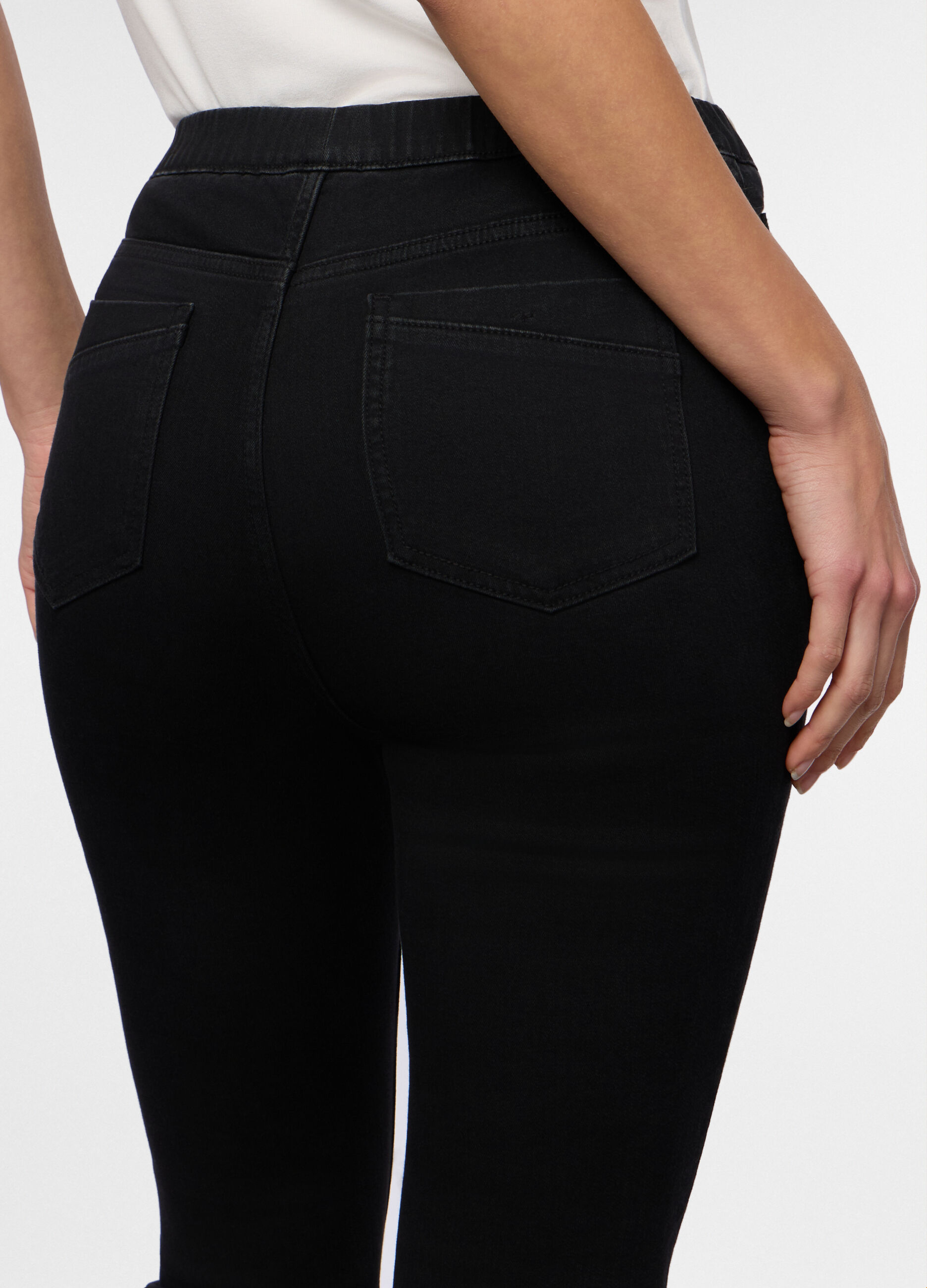 Jeggings misto cotone stretch donna_2