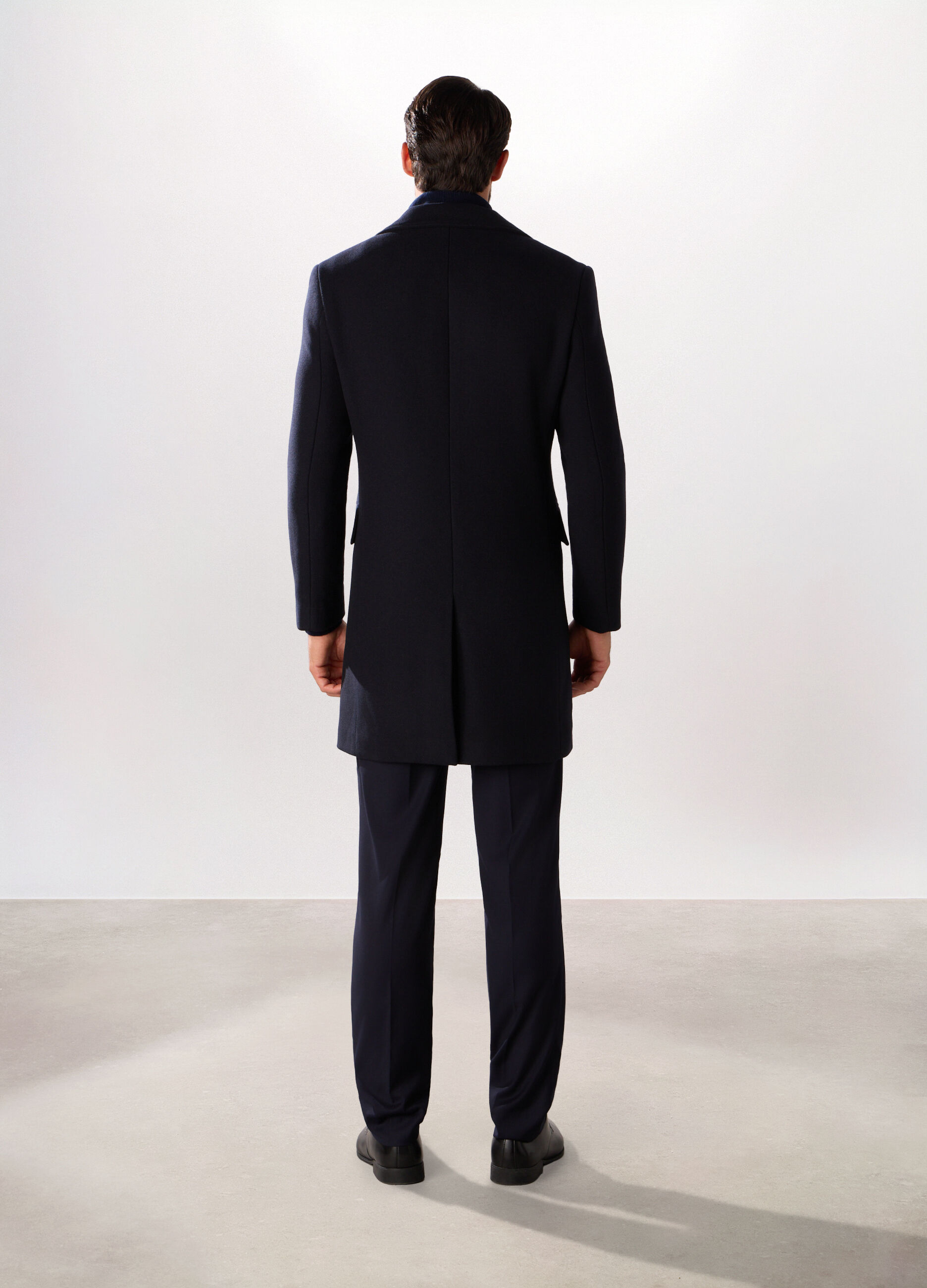 Cappotto doppiopetto in misto lana uomo_1