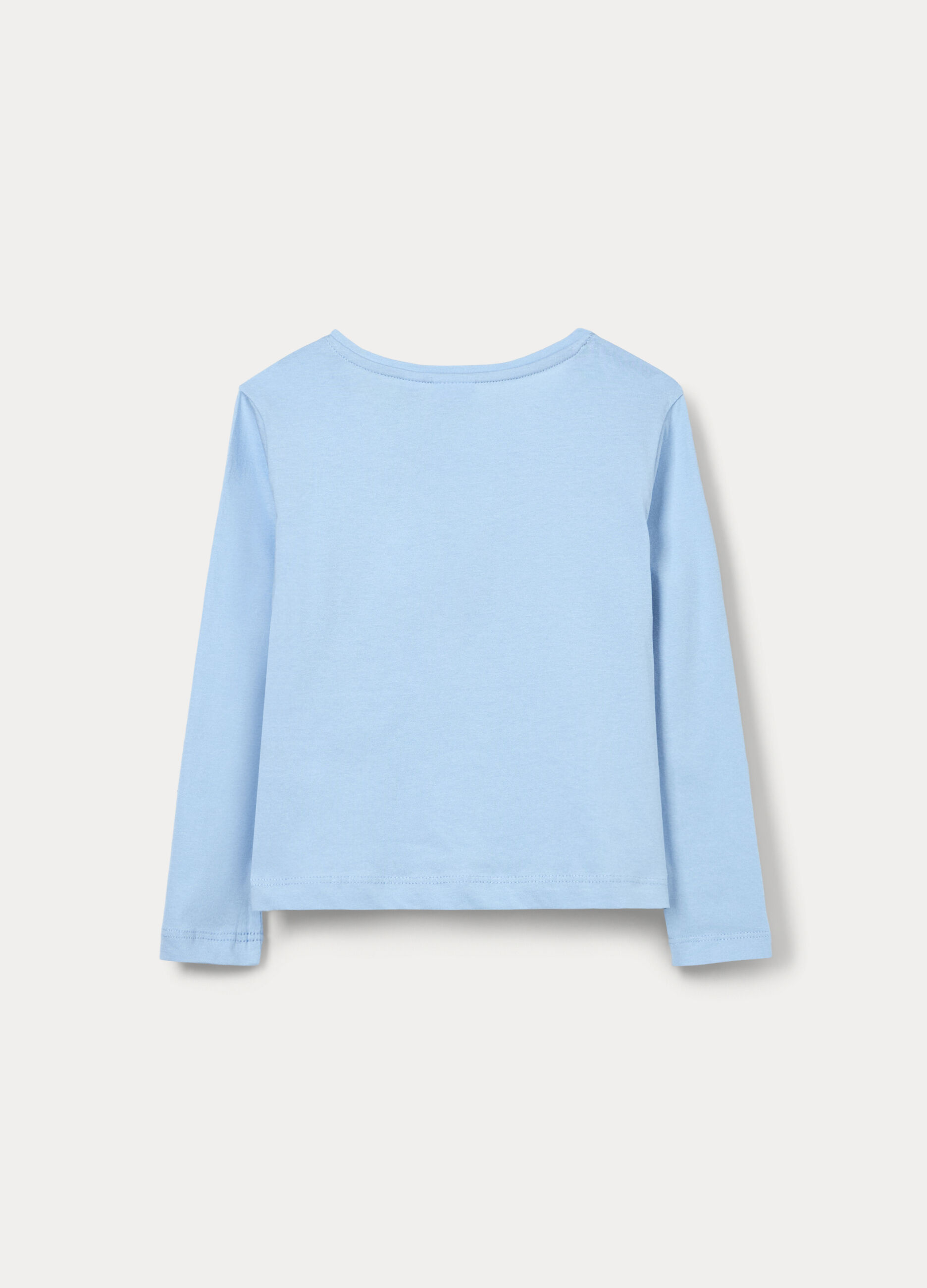 T-shirt in jersey di puro cotone bambina_1