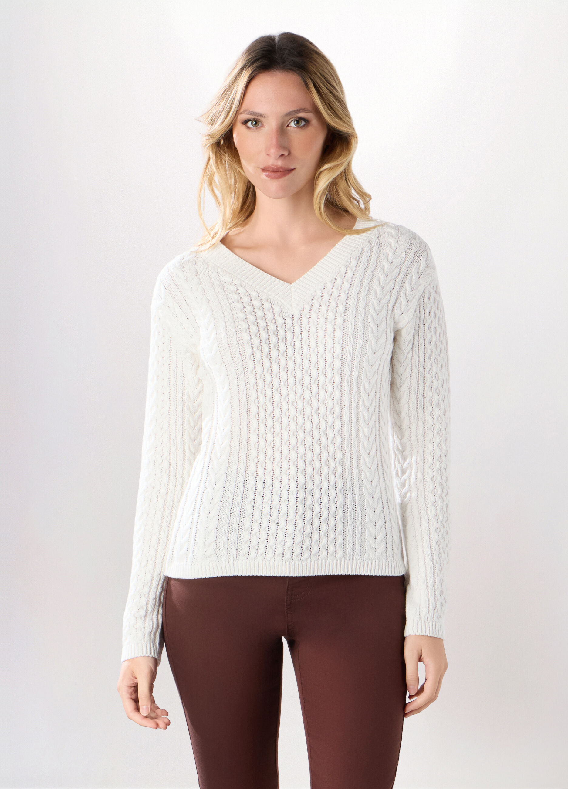 Tricot in puro cotone donna_0