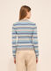 Pullover misto viscosa a righe donna_1