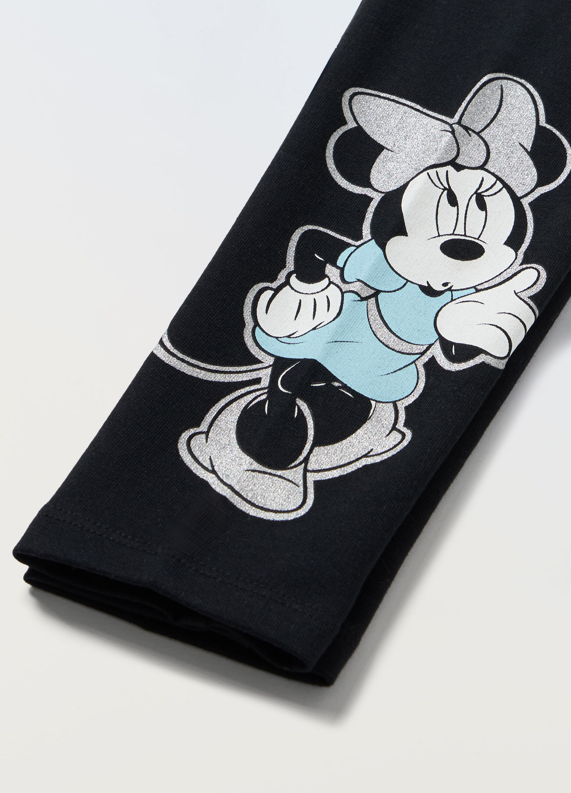 Leggings in cotone stretch bambina_1