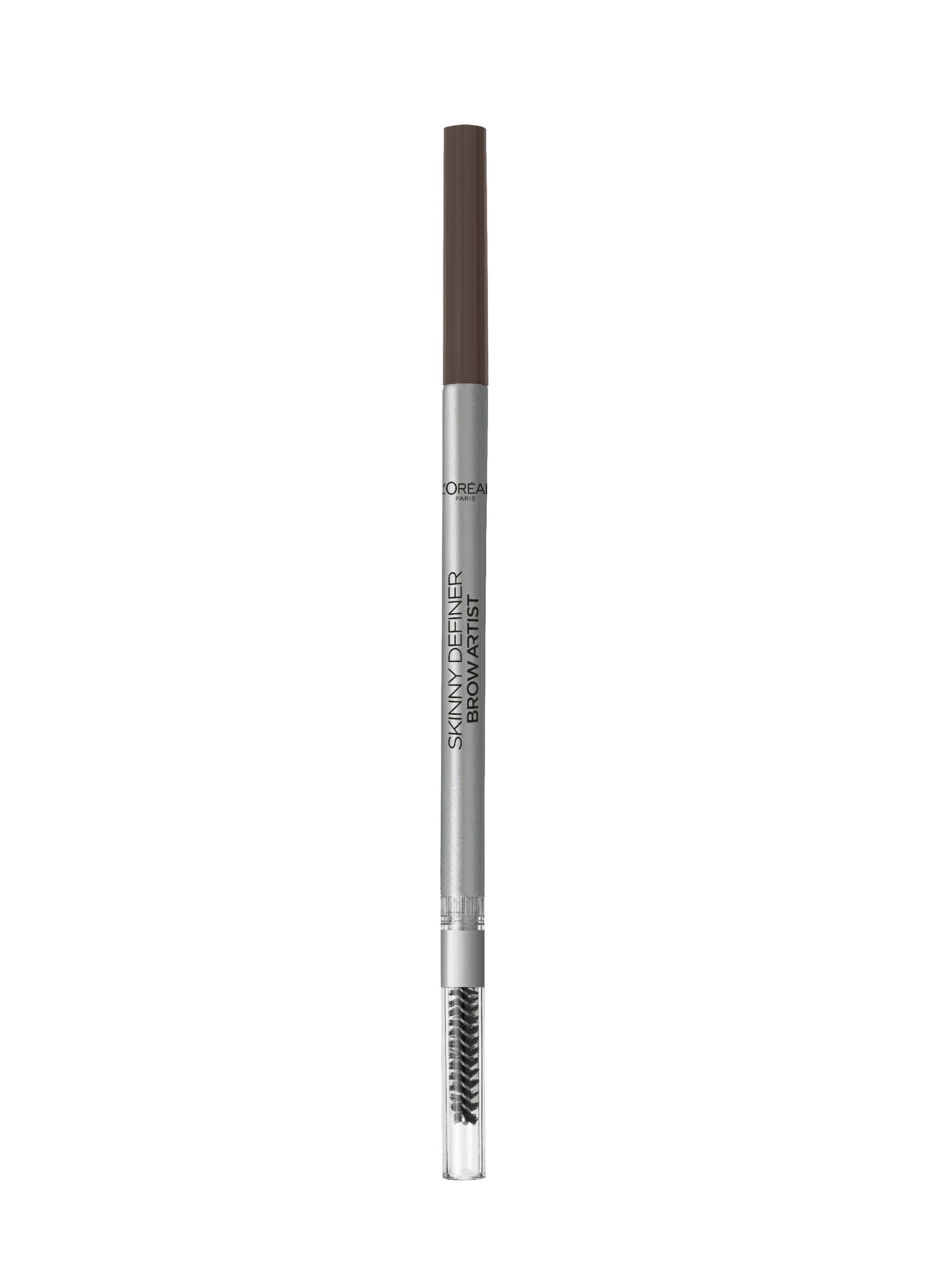 L'Or&eacute;al Paris Matita Automatica Sopracciglia Brow Artist Le Skinny, Punta extra sottile da 1,5 mm, Tratto Ultra Preciso, 109 Ebony._0