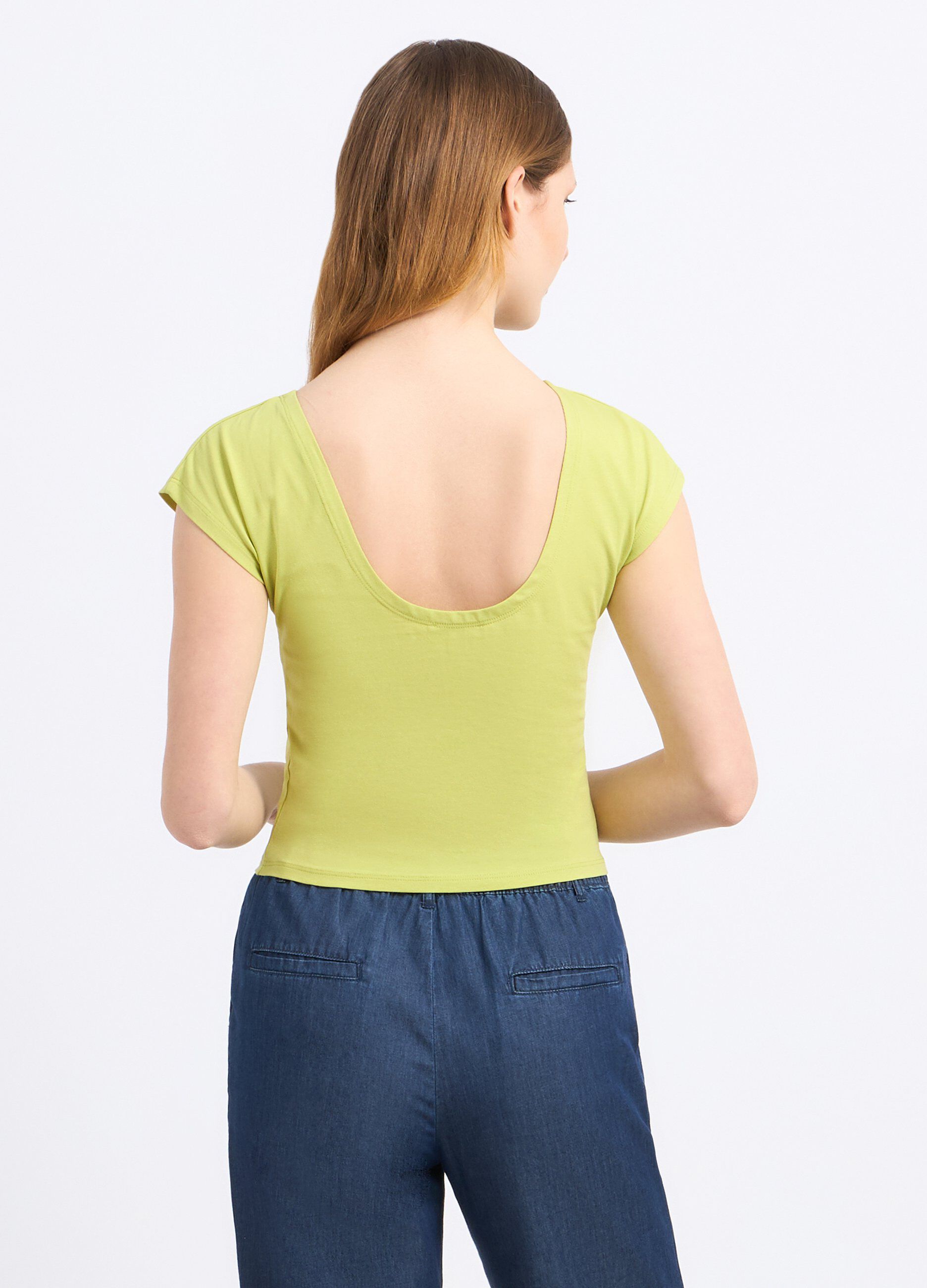 Top in cotone stretch donna_1