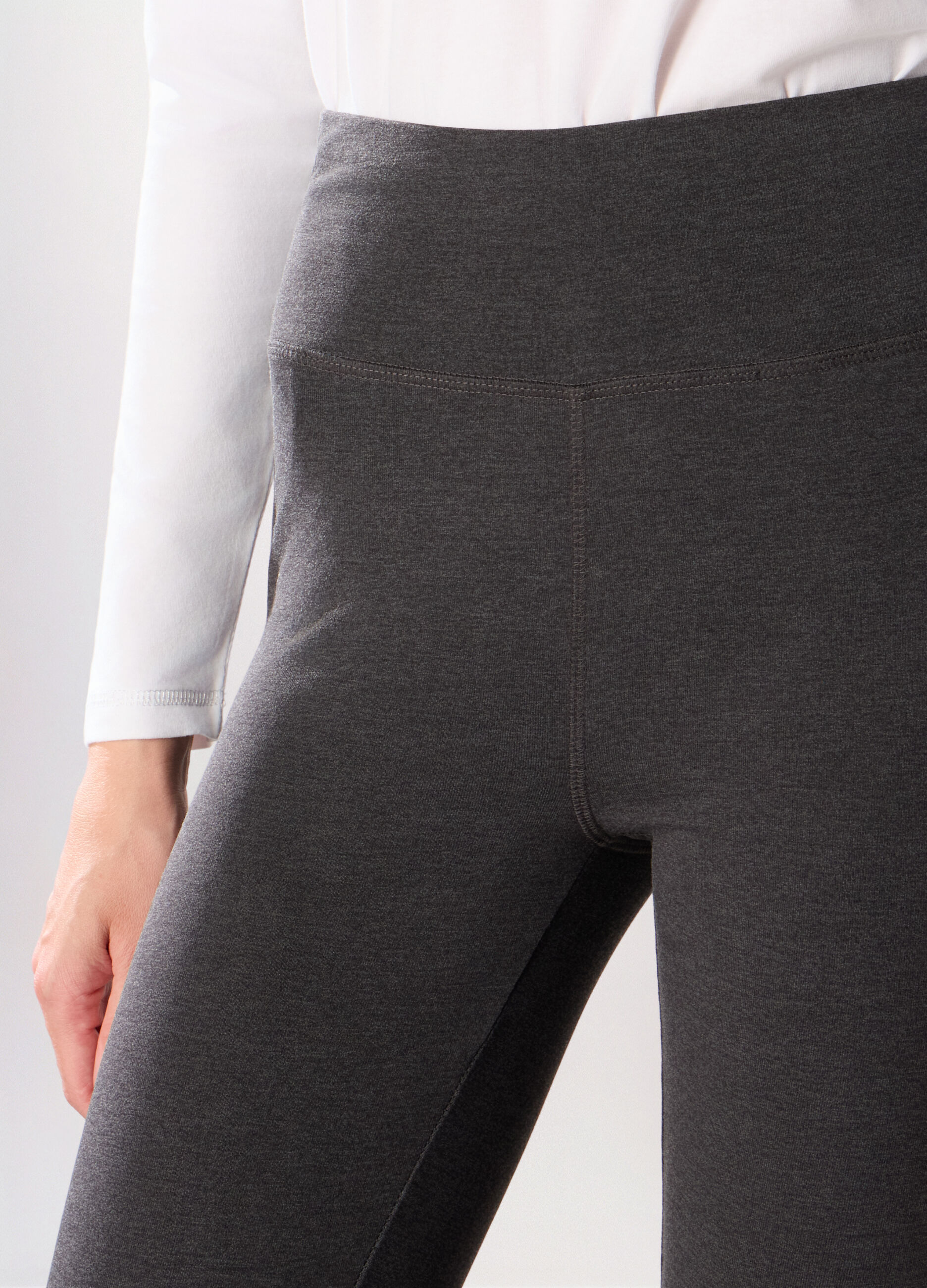 Leggings in jersey stretch Holistic Fitness donna_2