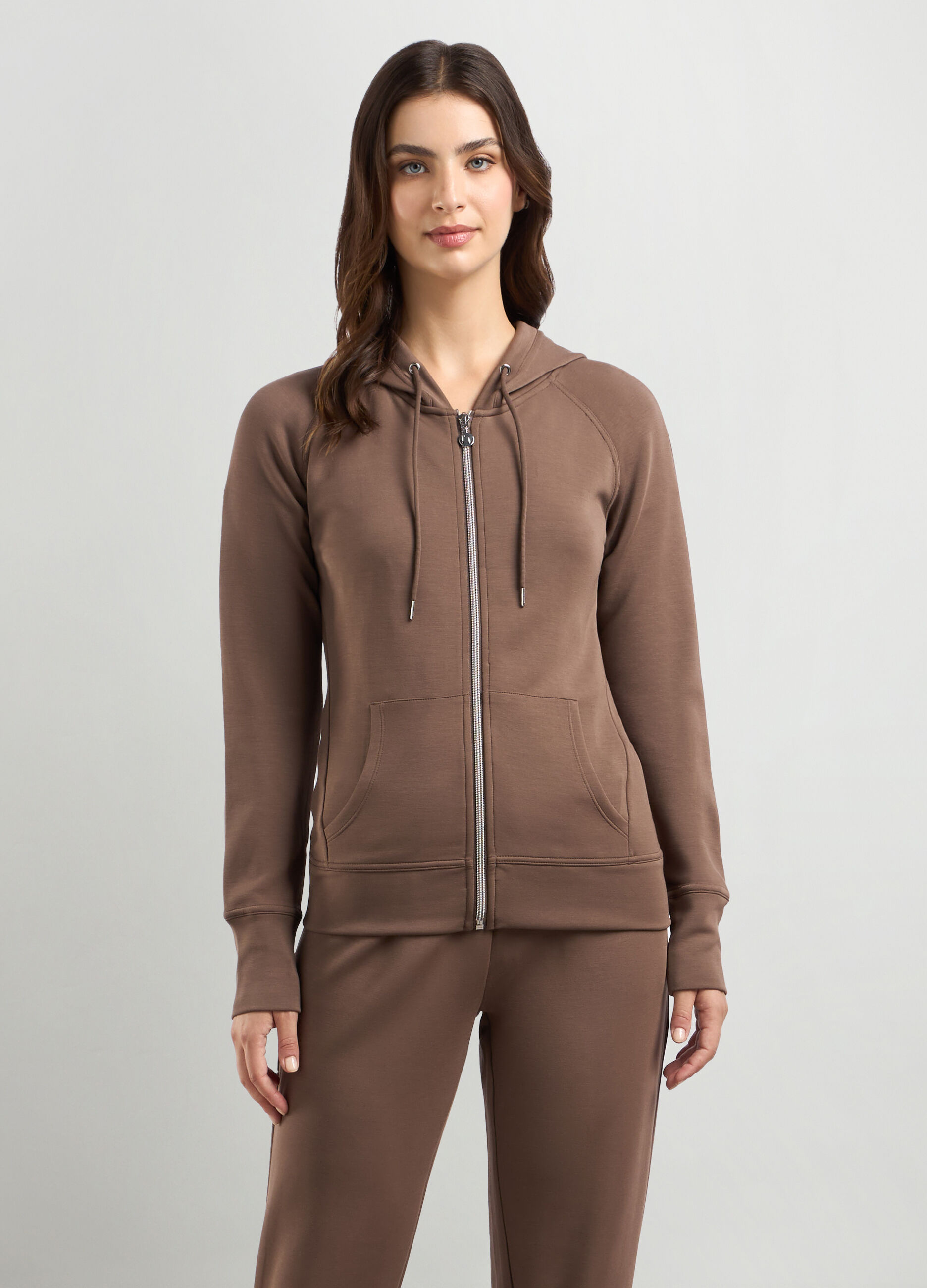 Felpa in misto modal donna_0