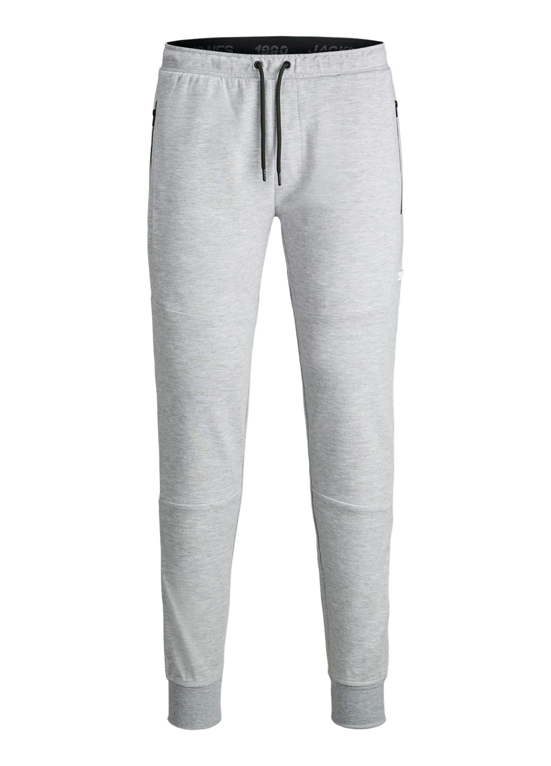 Jogger slim fit in cotone mélange uomo_6