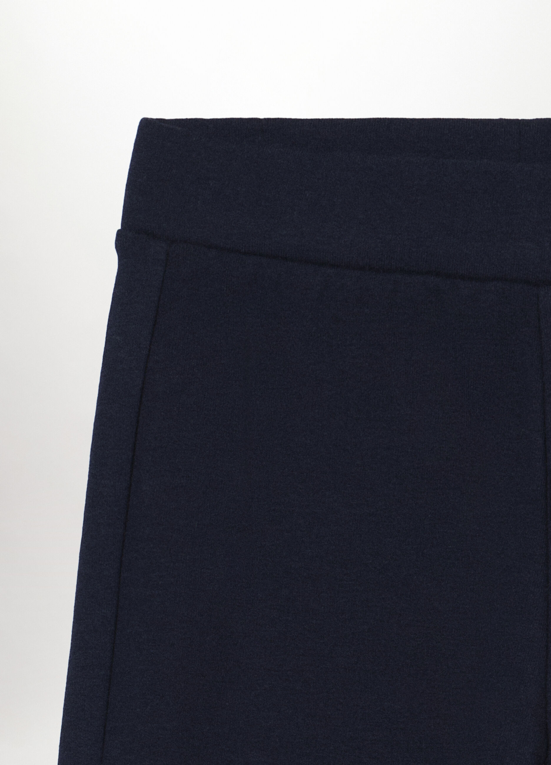 Leggings flare fit in cotone fleece stretch bambina_2