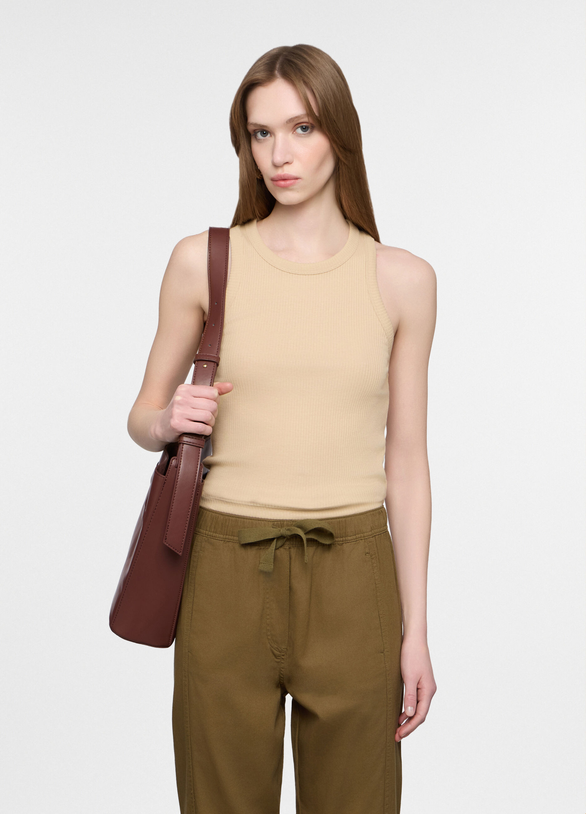 Canotta girocollo donna_0