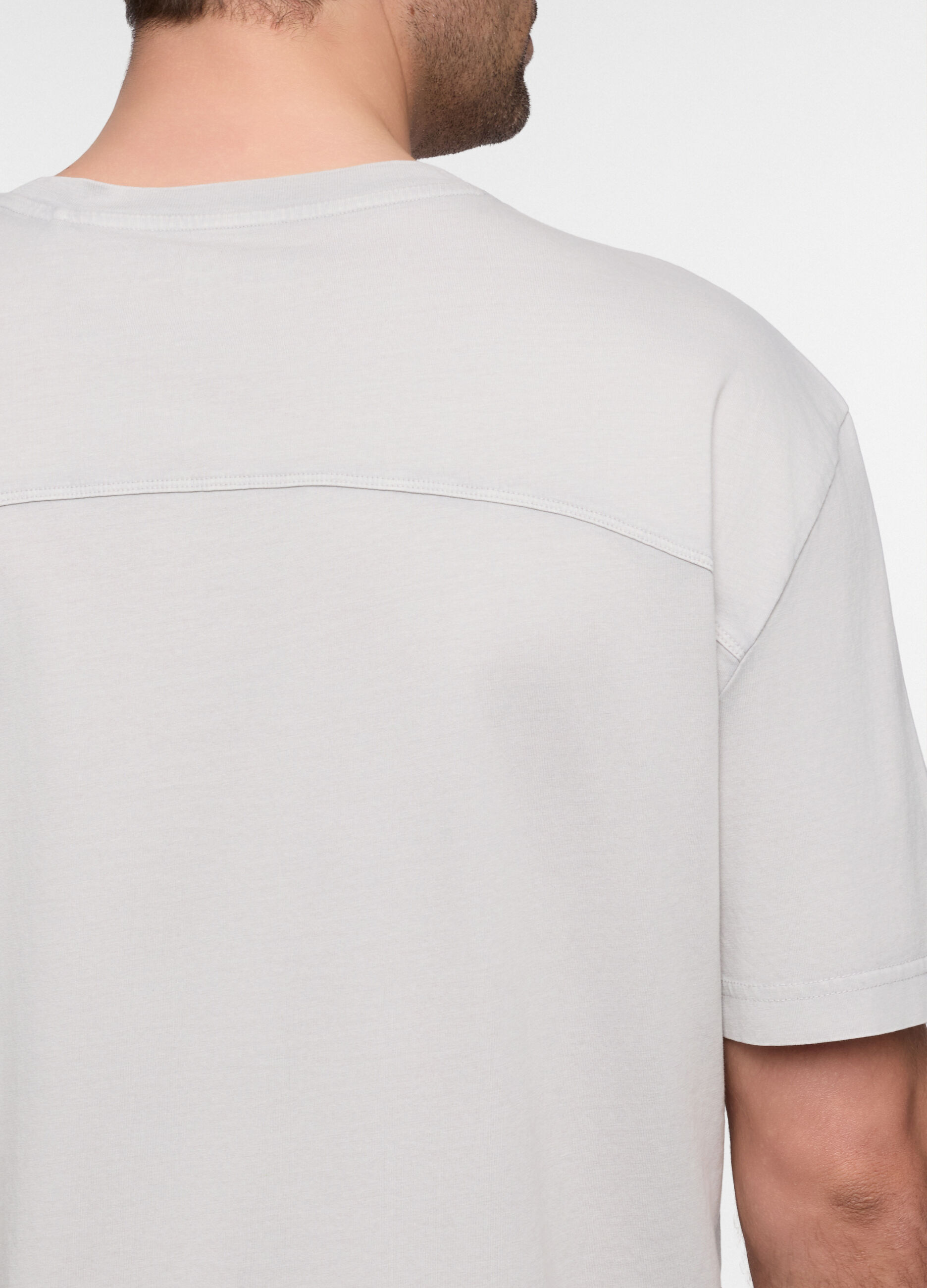 T-shirt relaxed fit in cotone uomo_2