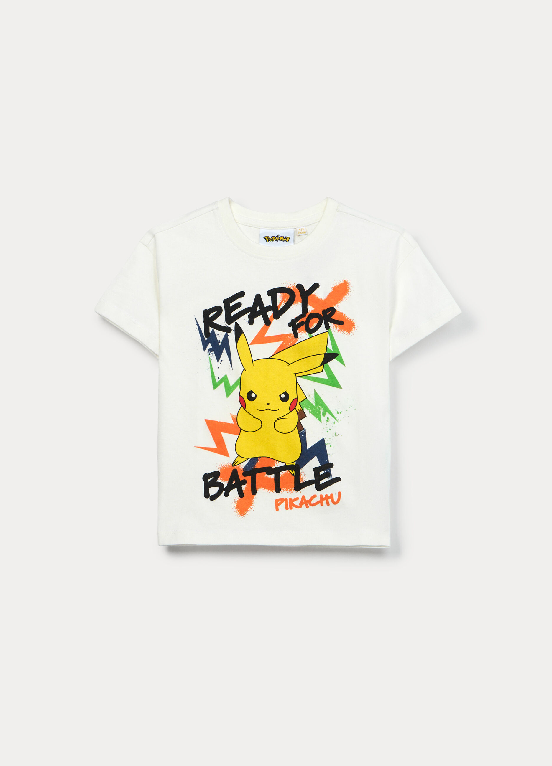 T-shirt Pokemon in jersey di puro cotone bambino_0