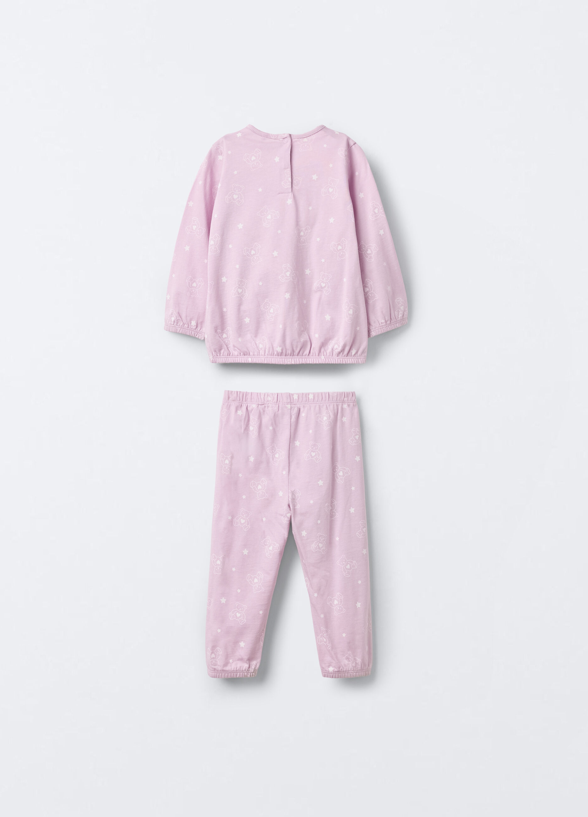 Set pigiama lungo in jersey di puro cotone_1