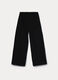 Jogger wide leg in french terry di puro cotone ragazza_1