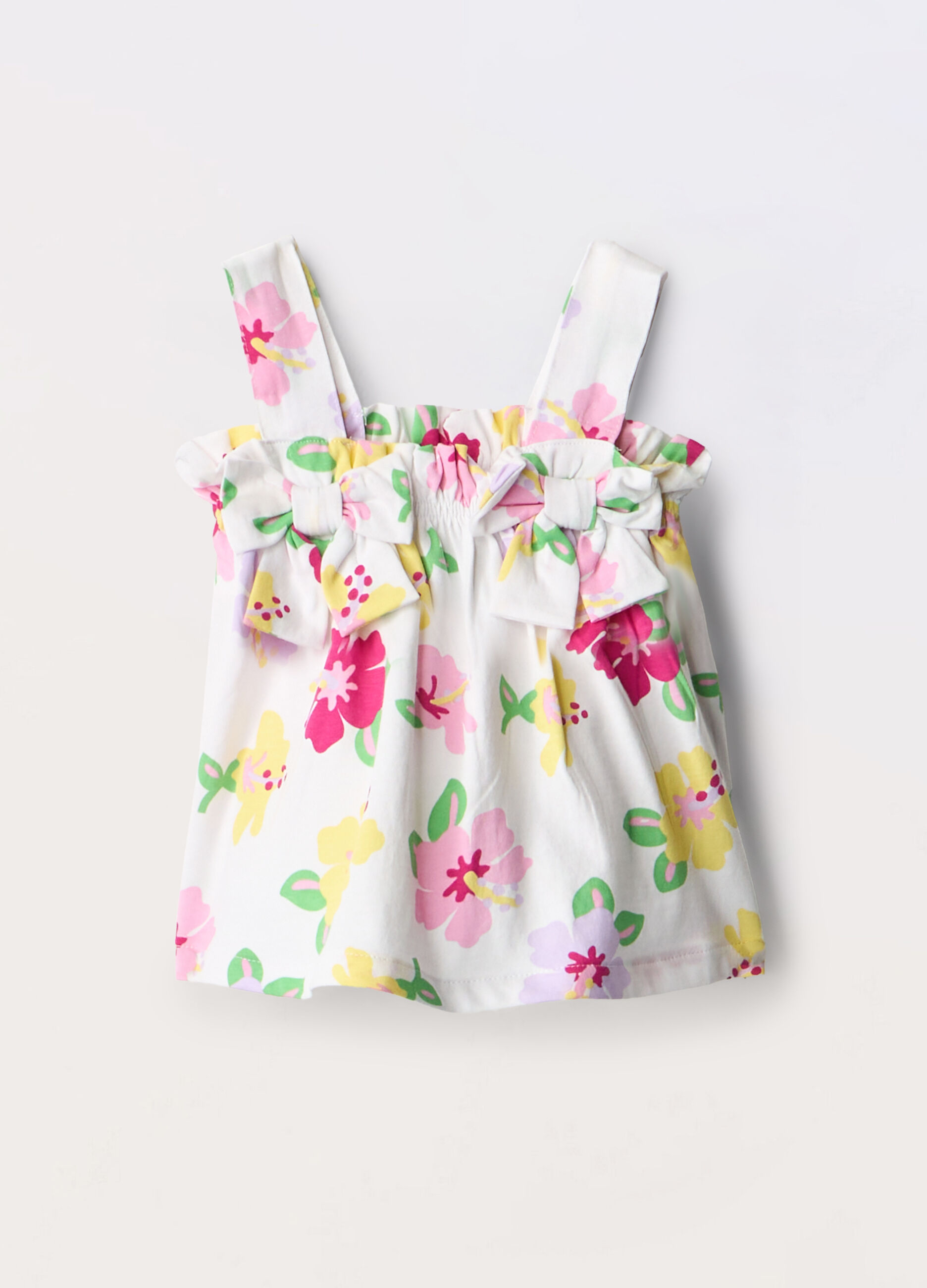 Top in jersey di puro cotone neonata