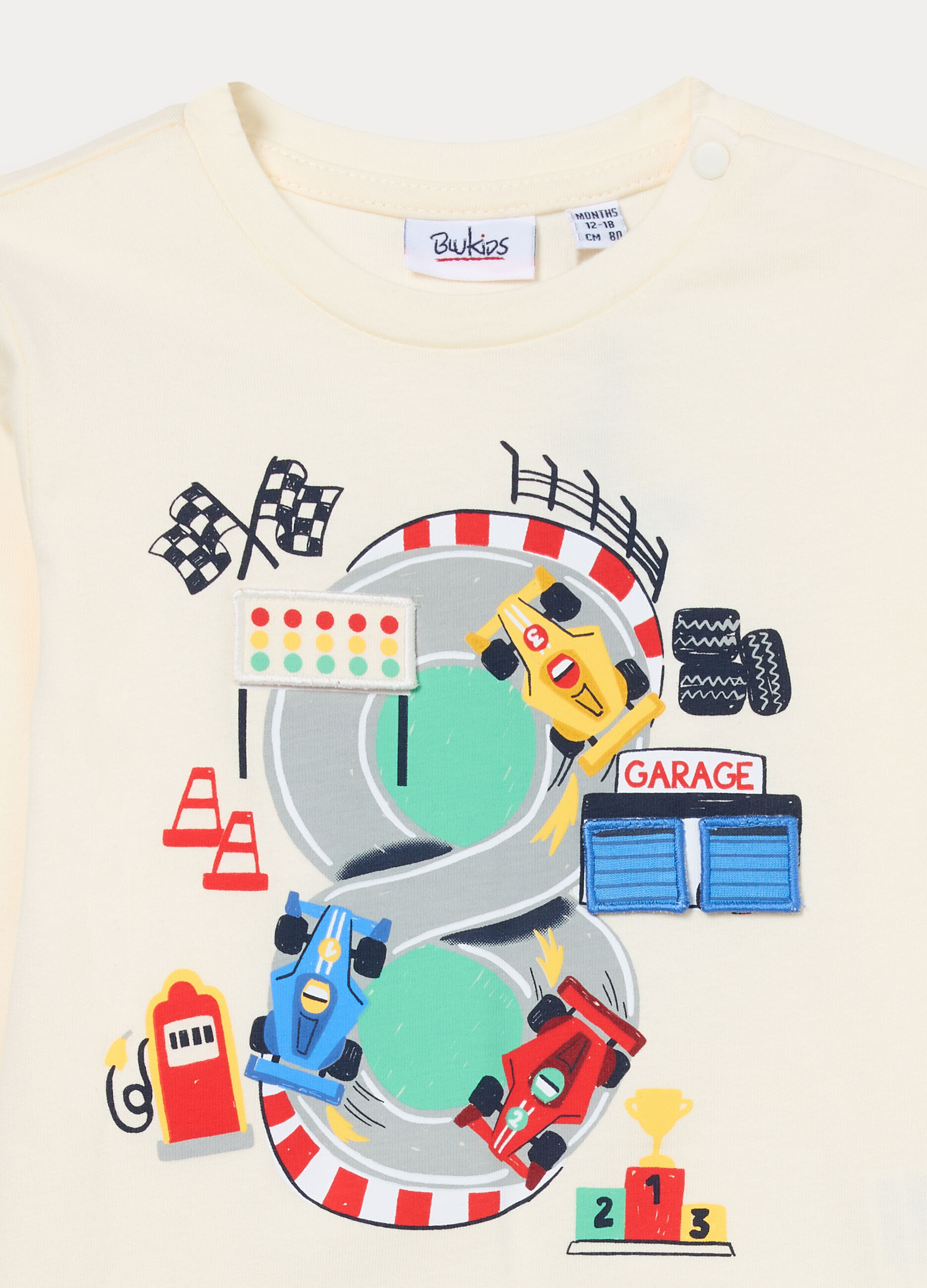 T-shirt in jersey di puro cotone bimbo_2