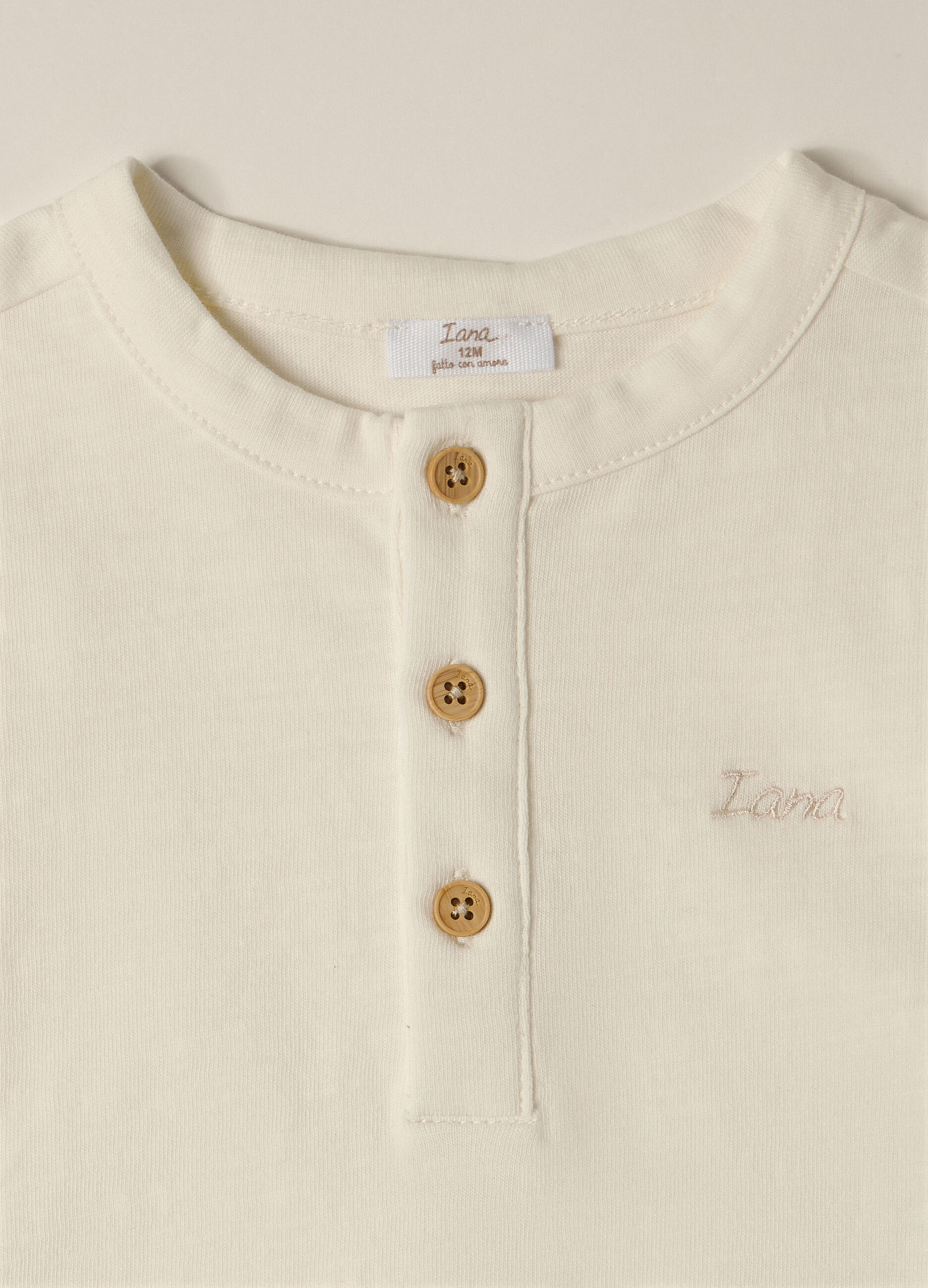T-shirt in jersey di puro cotone IANA neonato_1