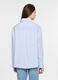Camicia regular fit con colletto alla francese in popeline donna_1