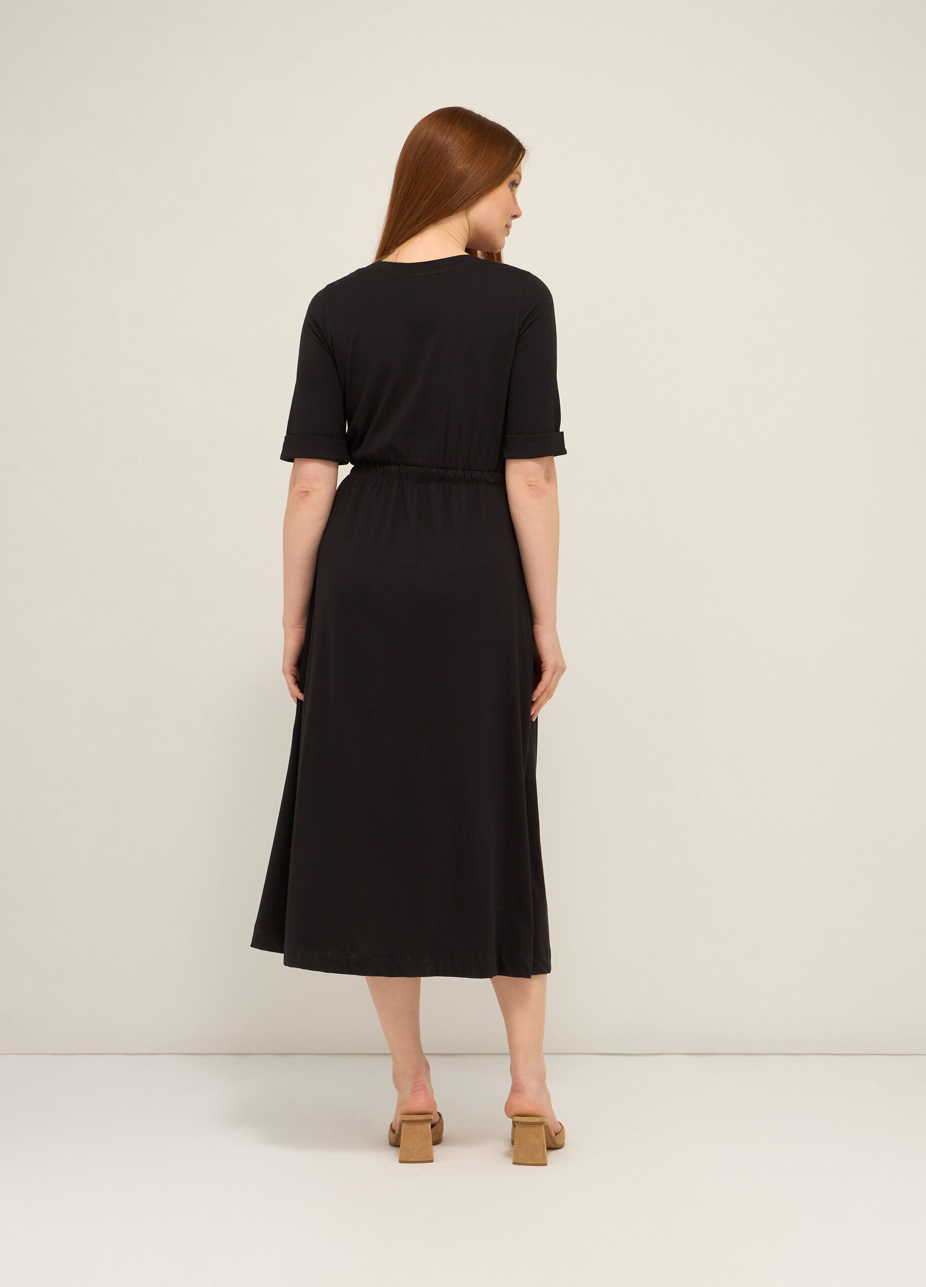 Abito lungo in puro cotone donna_1