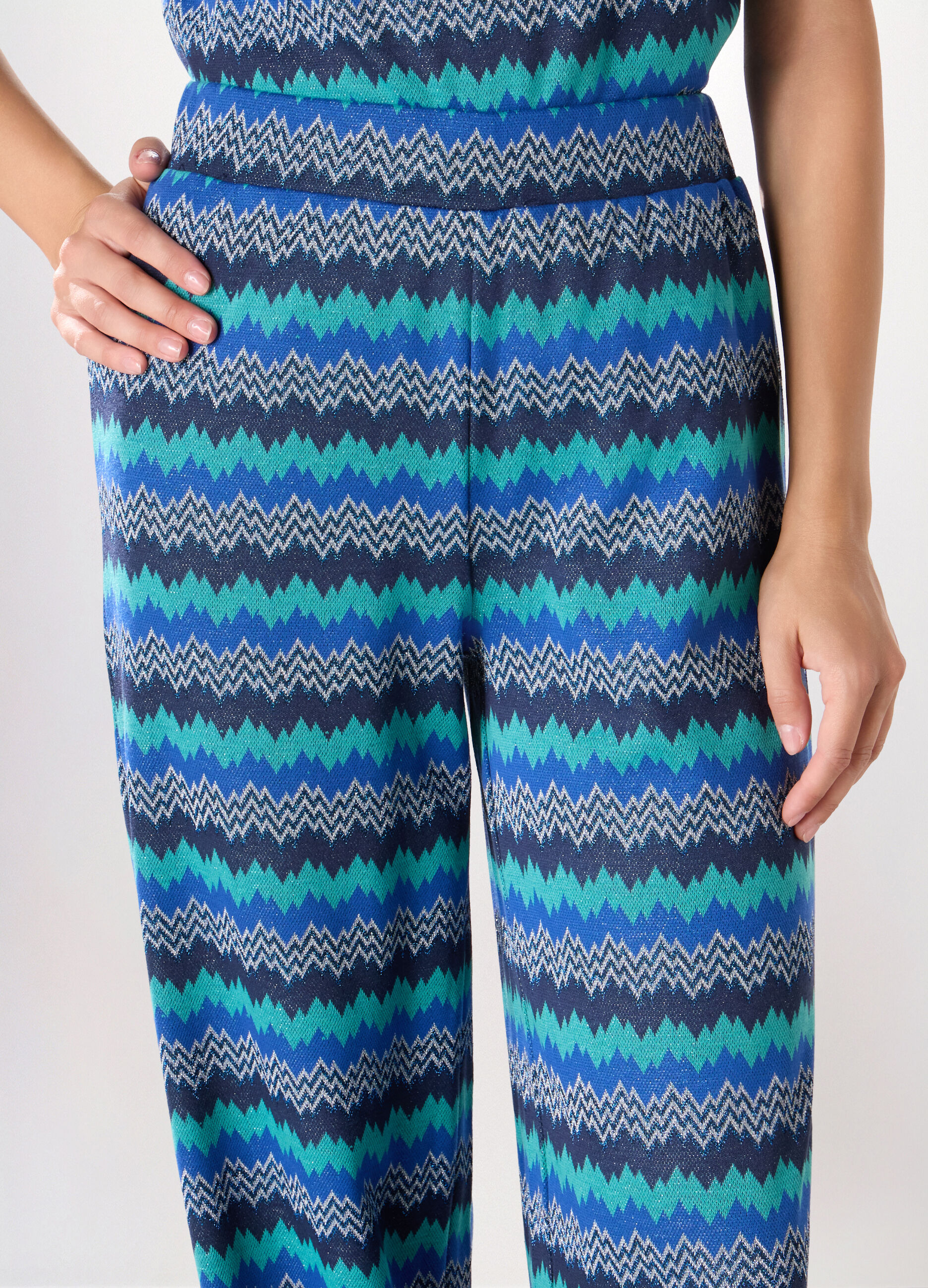 Pantaloni multicolor donna_2