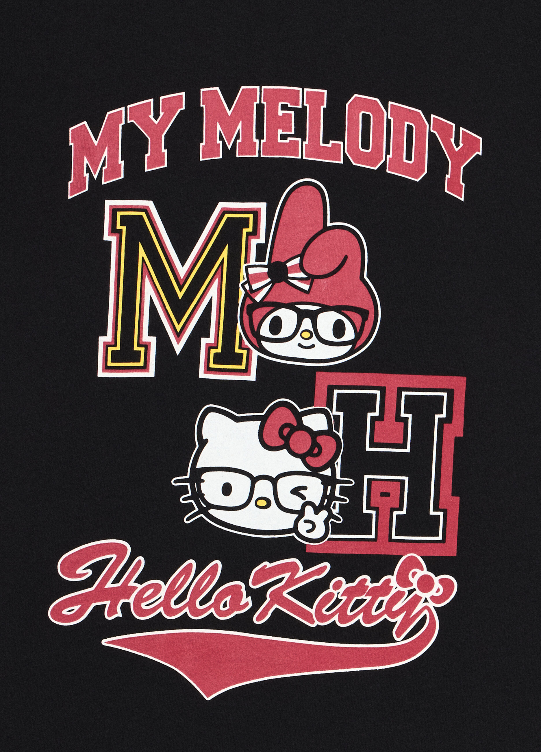 T-shirt Hello Kitty in jersey di puro cotone ragazza_2