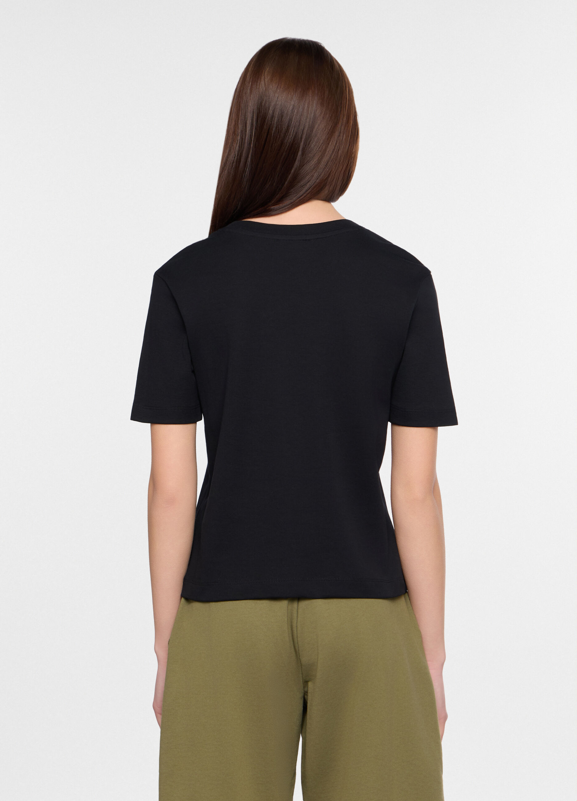 T-shirt girocollo donna_1