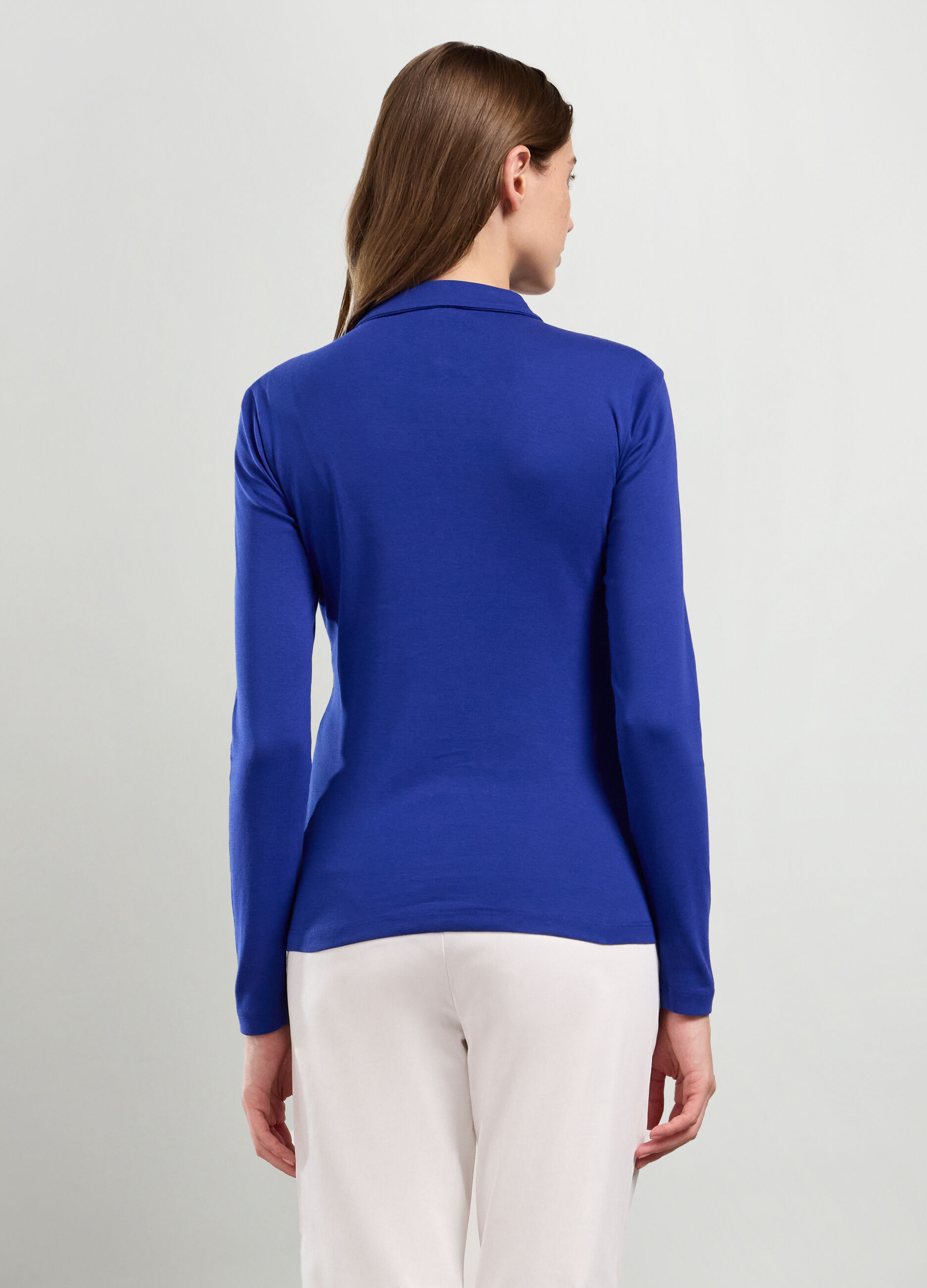 Polo in puro cotone donna_1