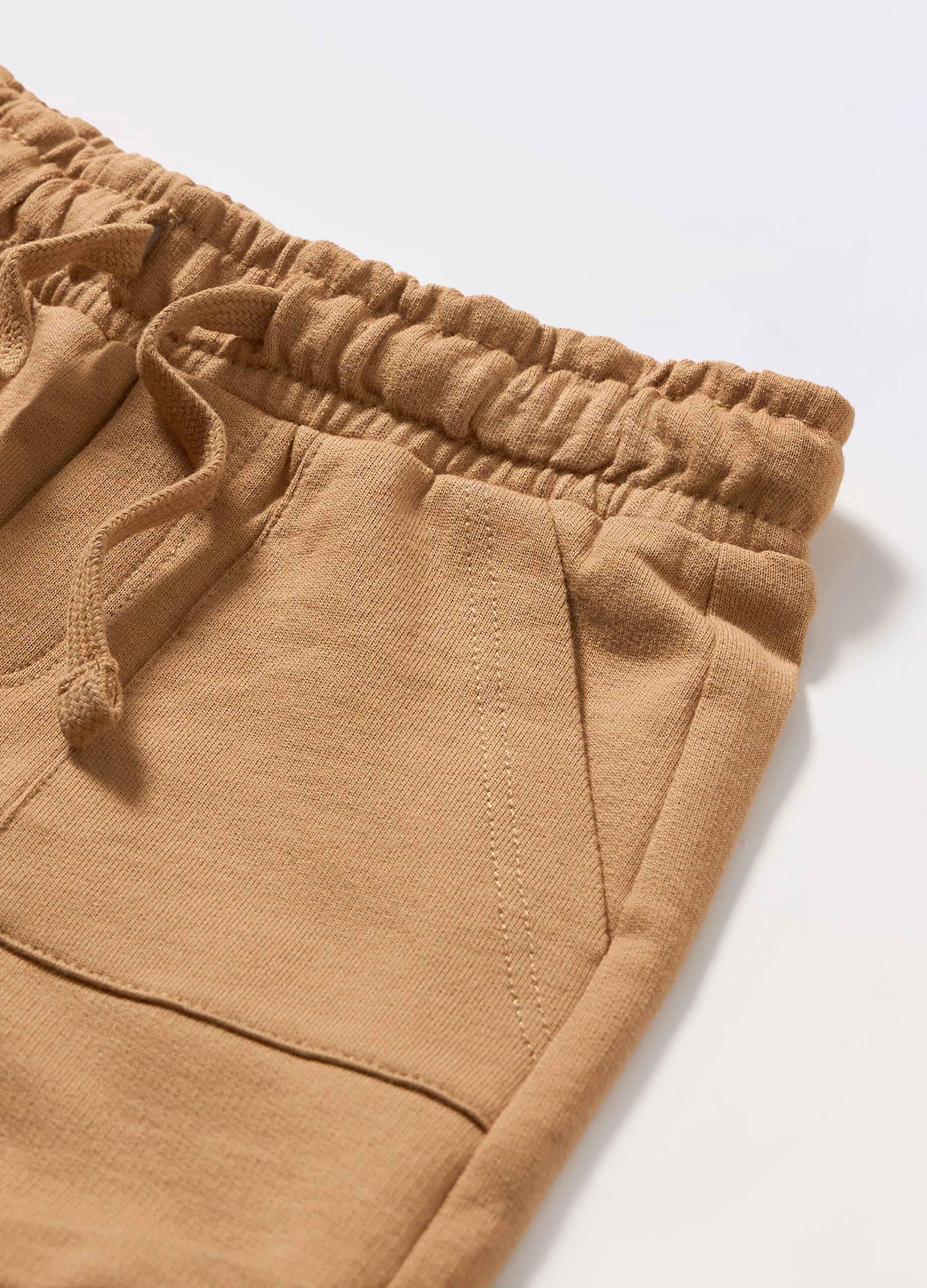 Shorts in french terry di puro cotone neonata_1