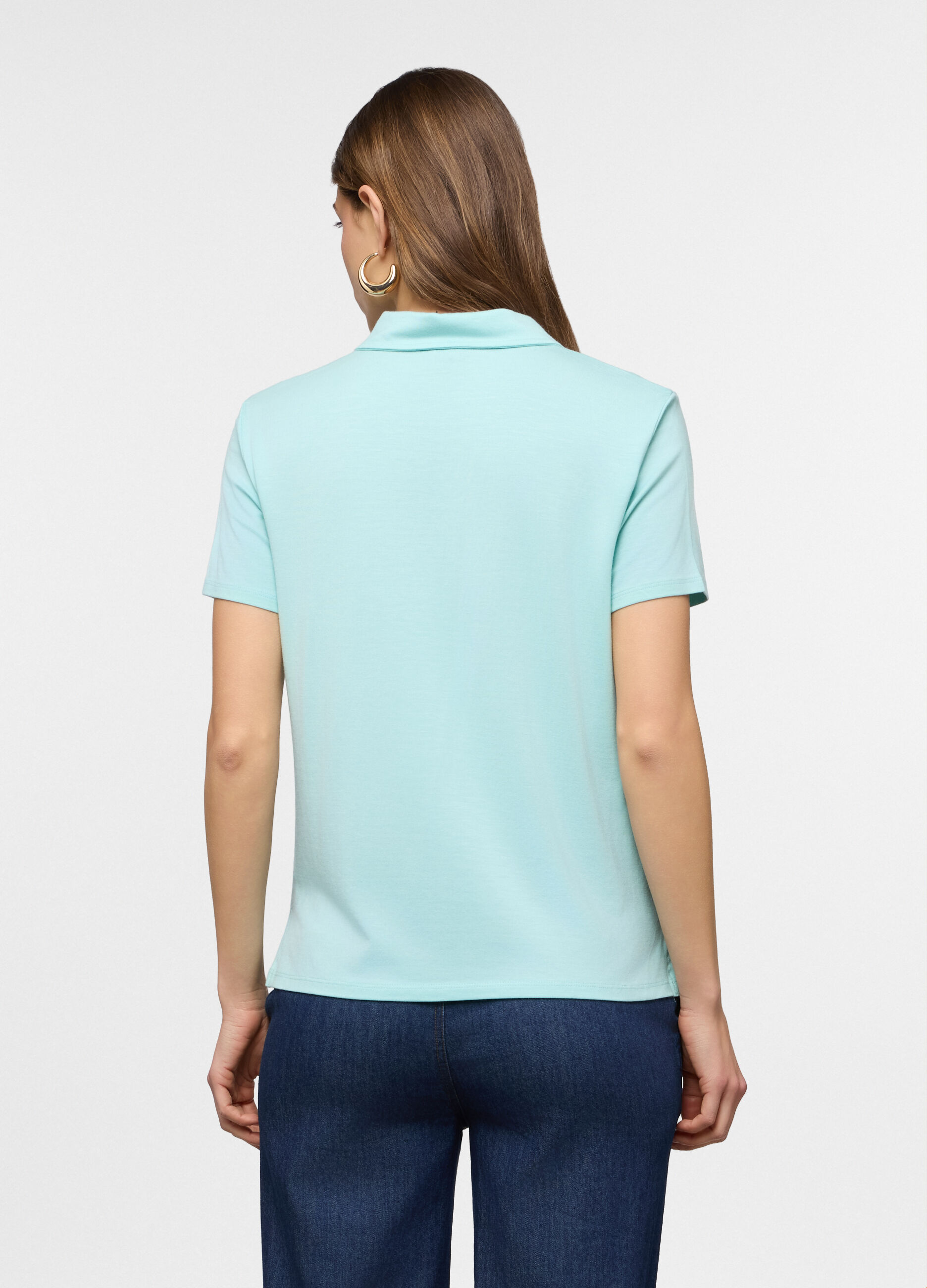 Polo con colletto classico donna _1
