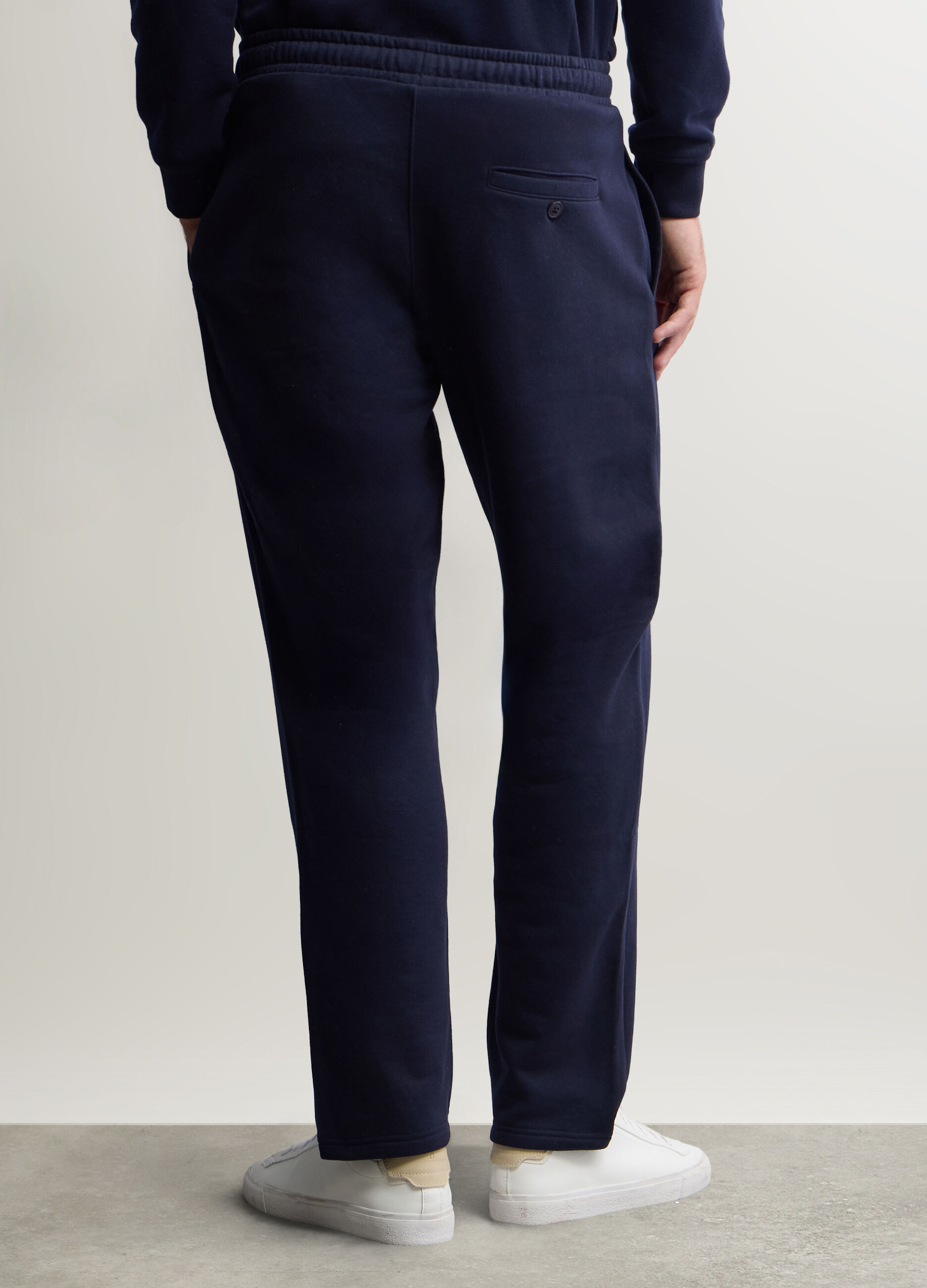 Jogger in felpa misto cotone uomo_2