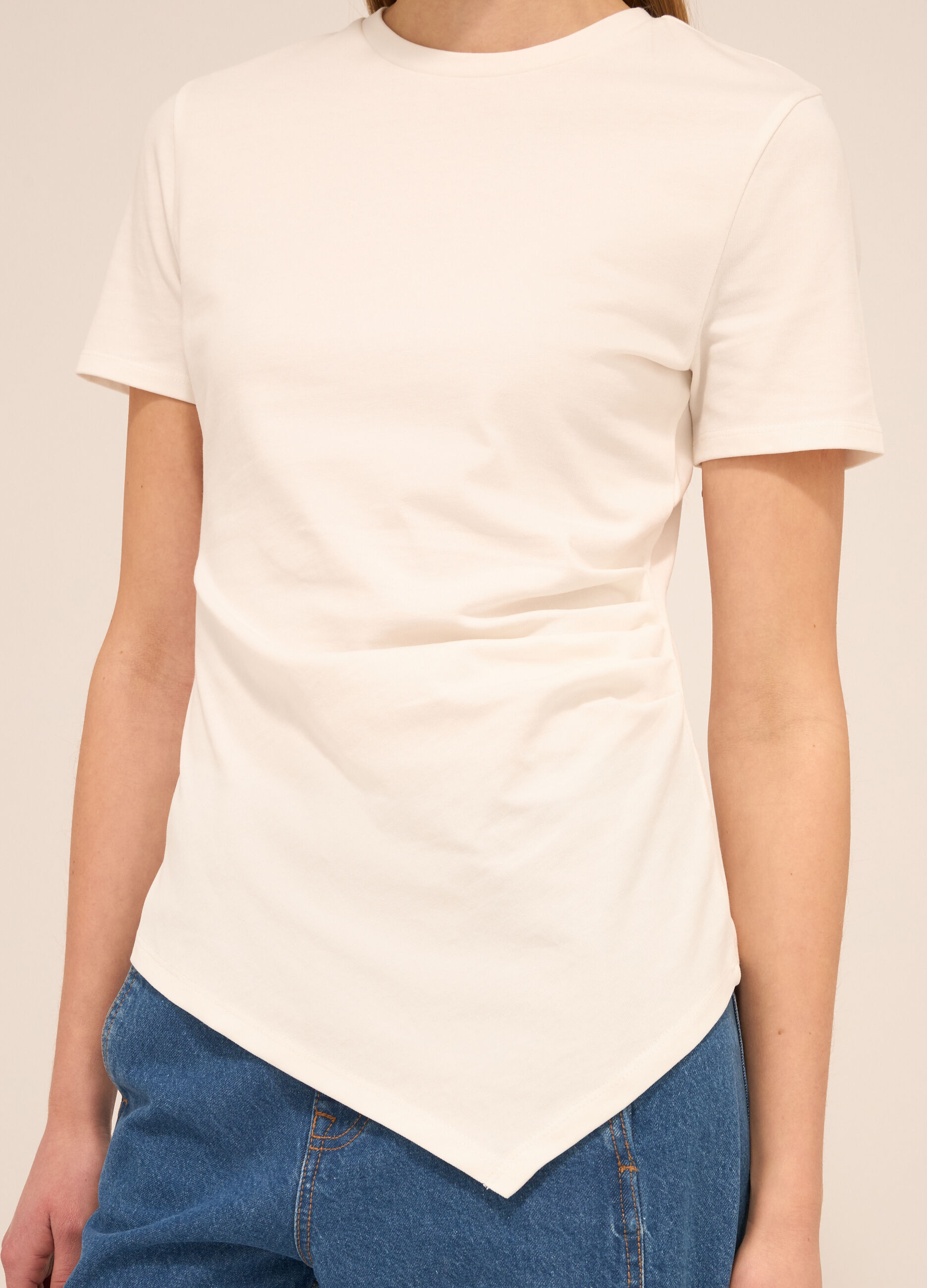 T-shirt in puro cotone donna_2