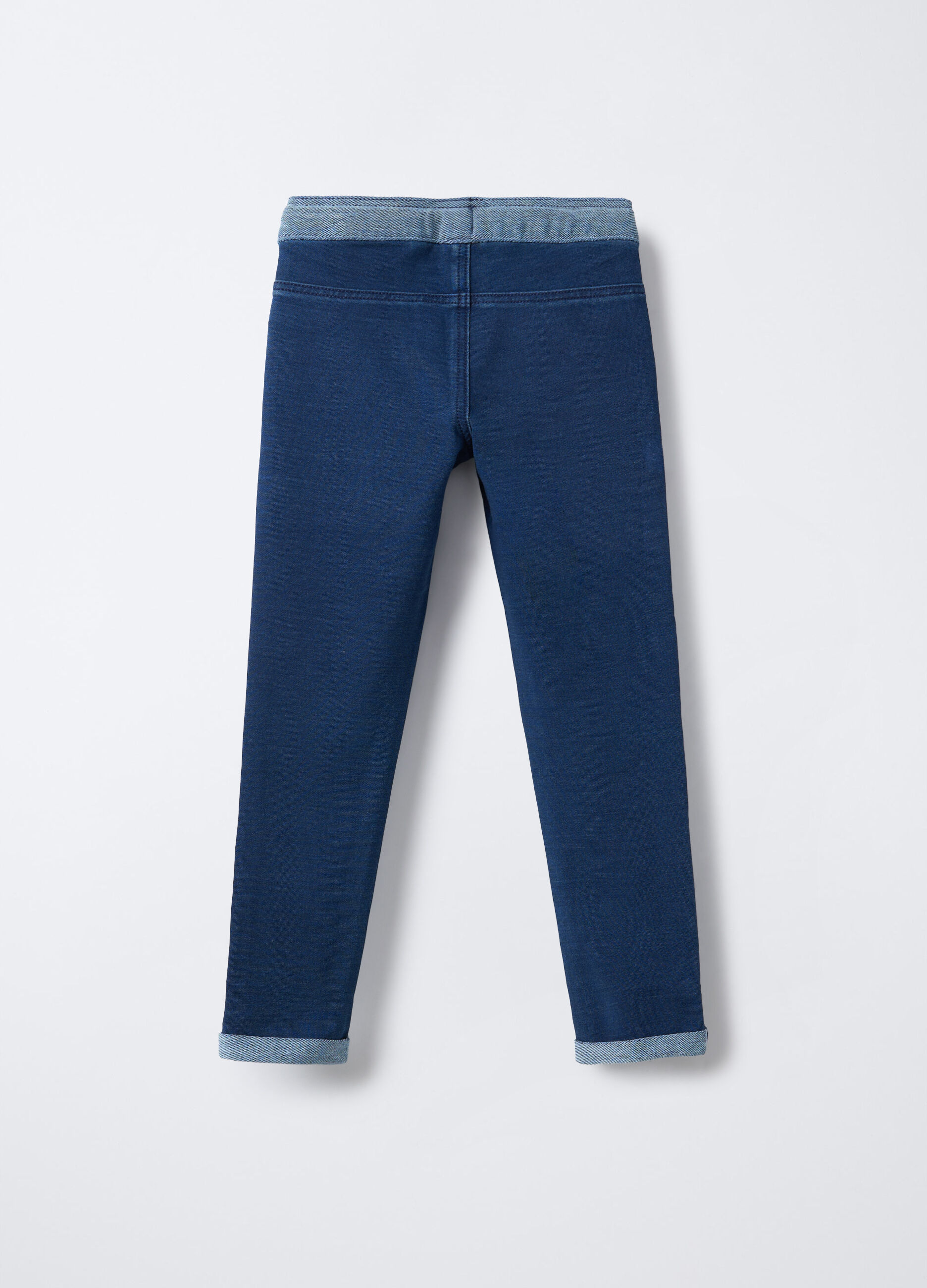 Treggings misto cotone garzato stretch Fit Regular bambina_1