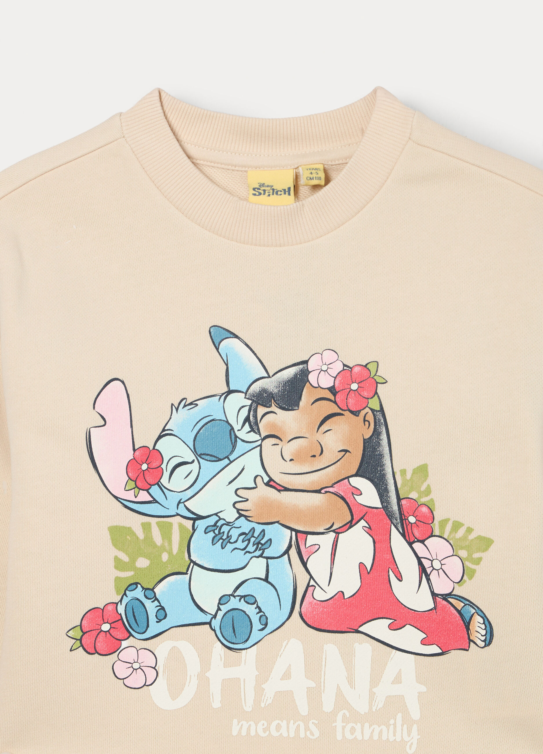 Jogging set Stitch in french terry bambina_2