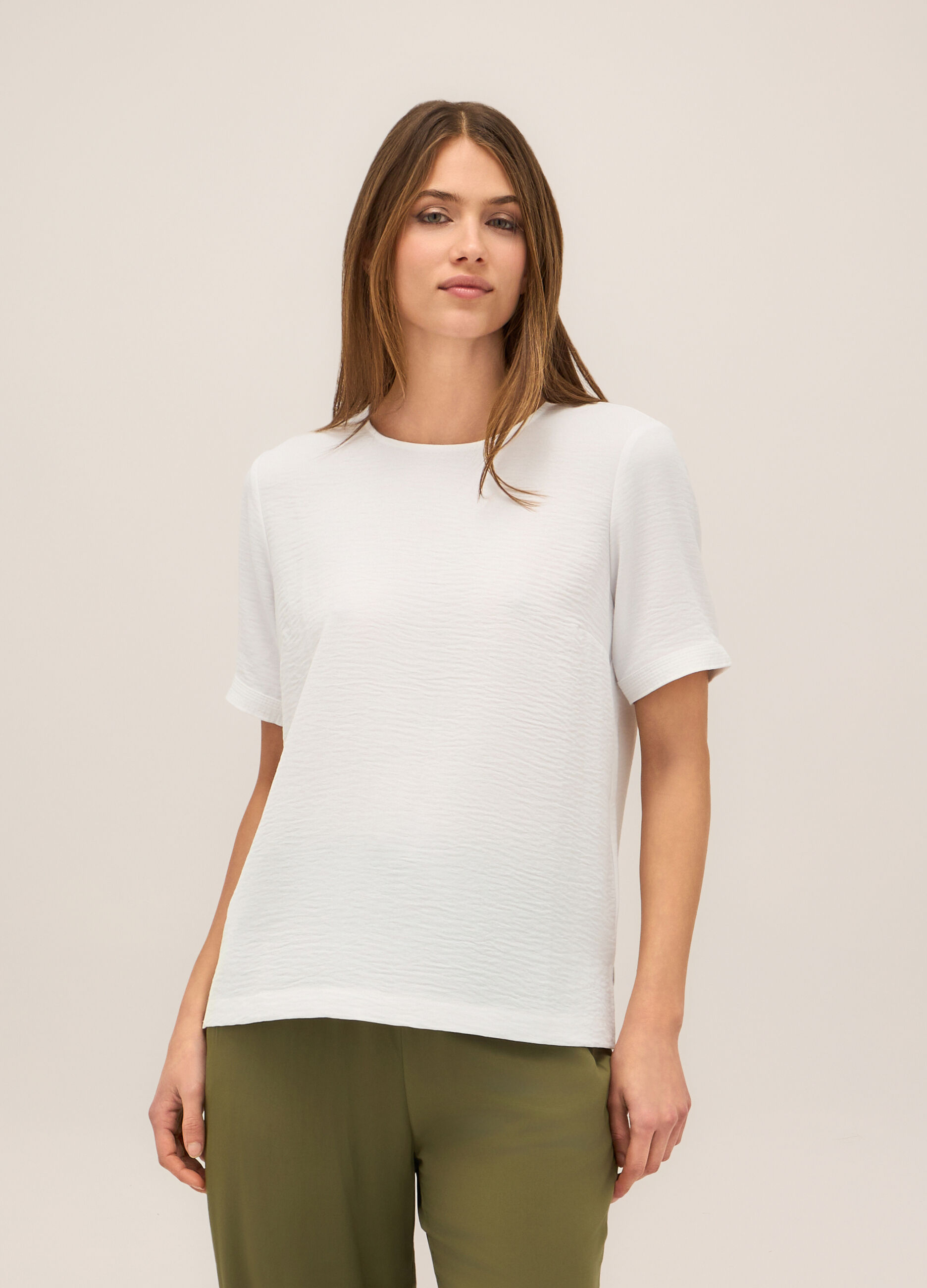 Blusa a maniche corte donna_0