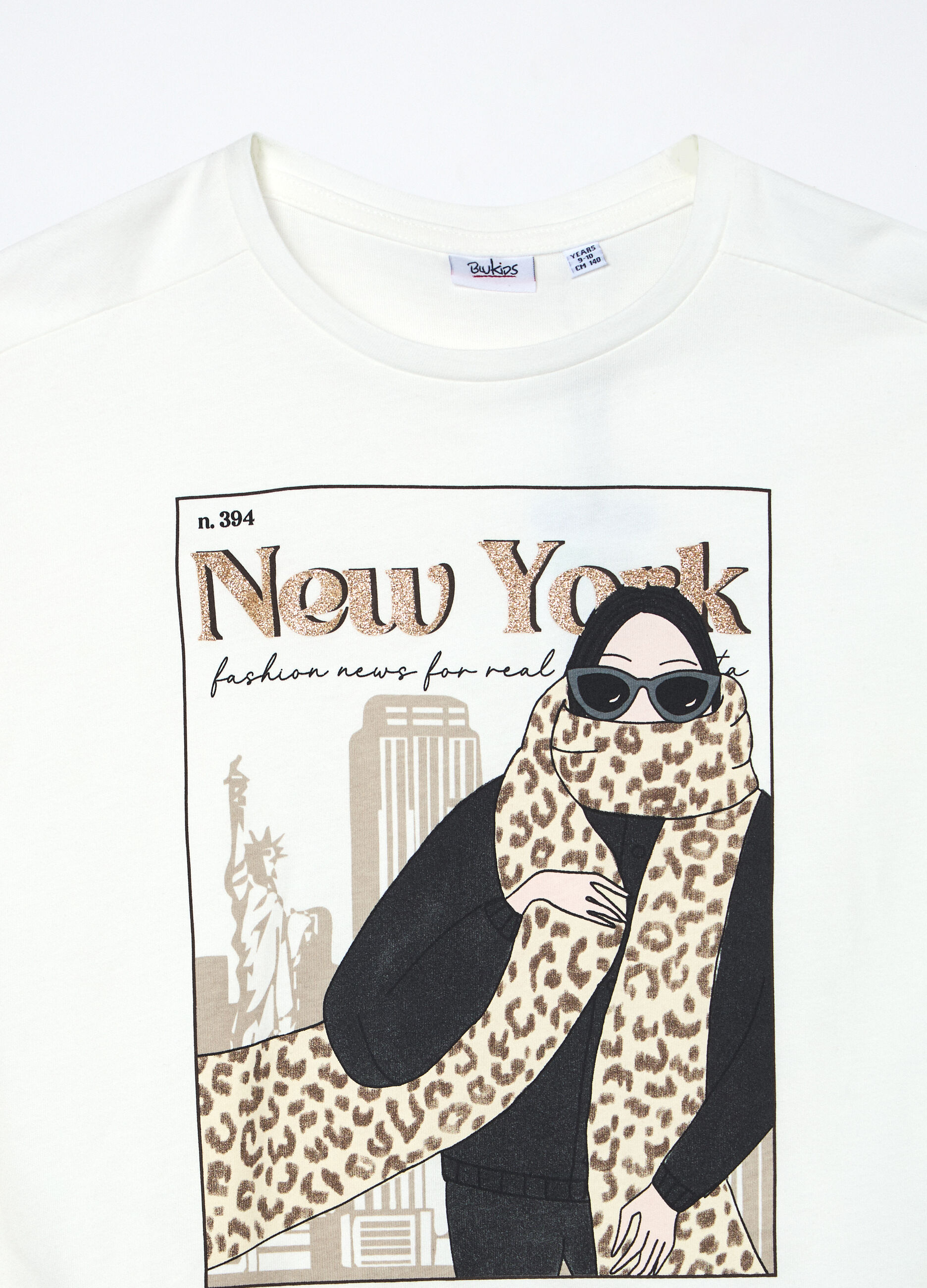 T-shirt in jersey di puro cotone ragazza_2