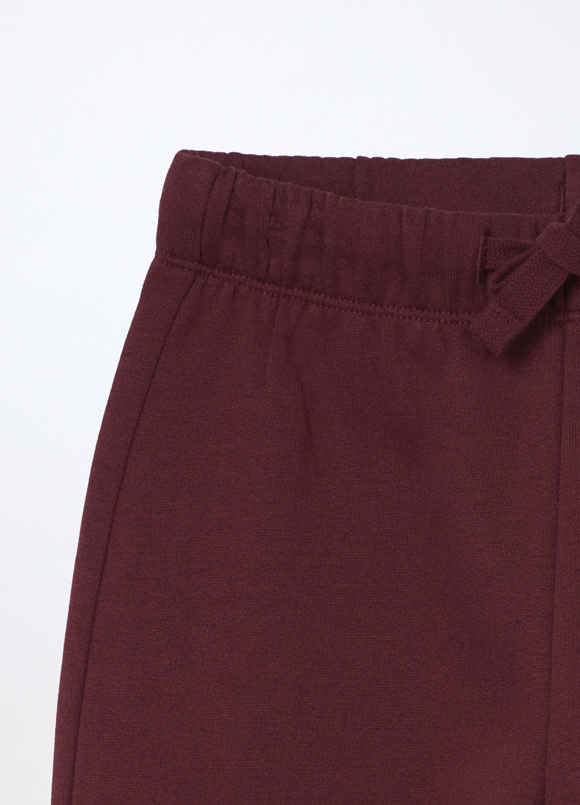 Jogger in puro cotone fleece bambino_2