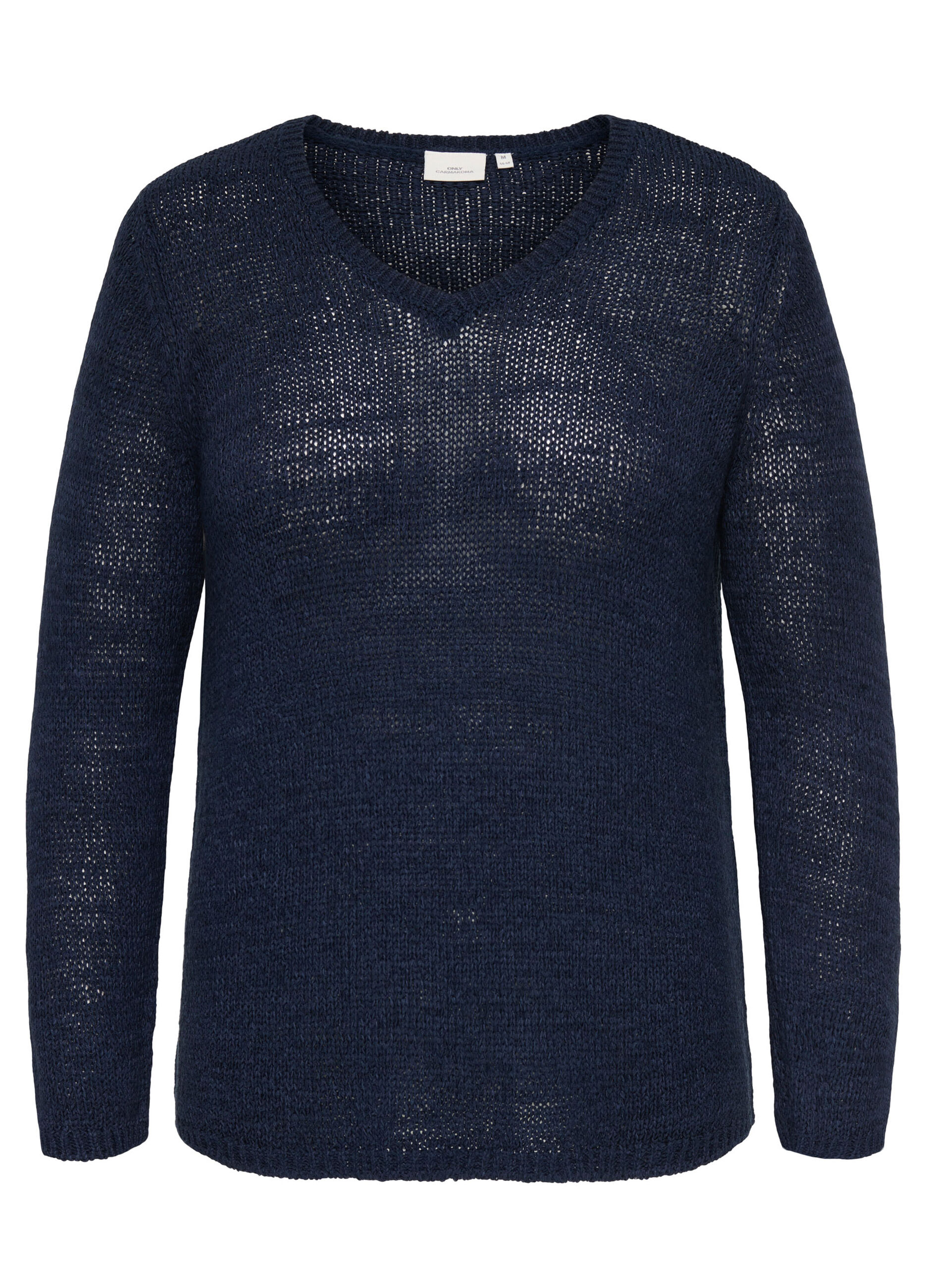 Pullover regular fit con scollo a V_5