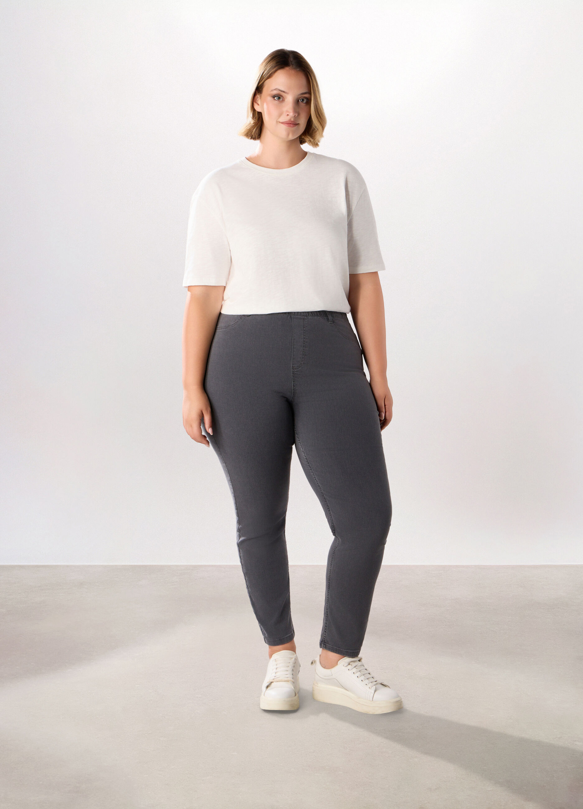 Jeggings in cotone donna curvy_0