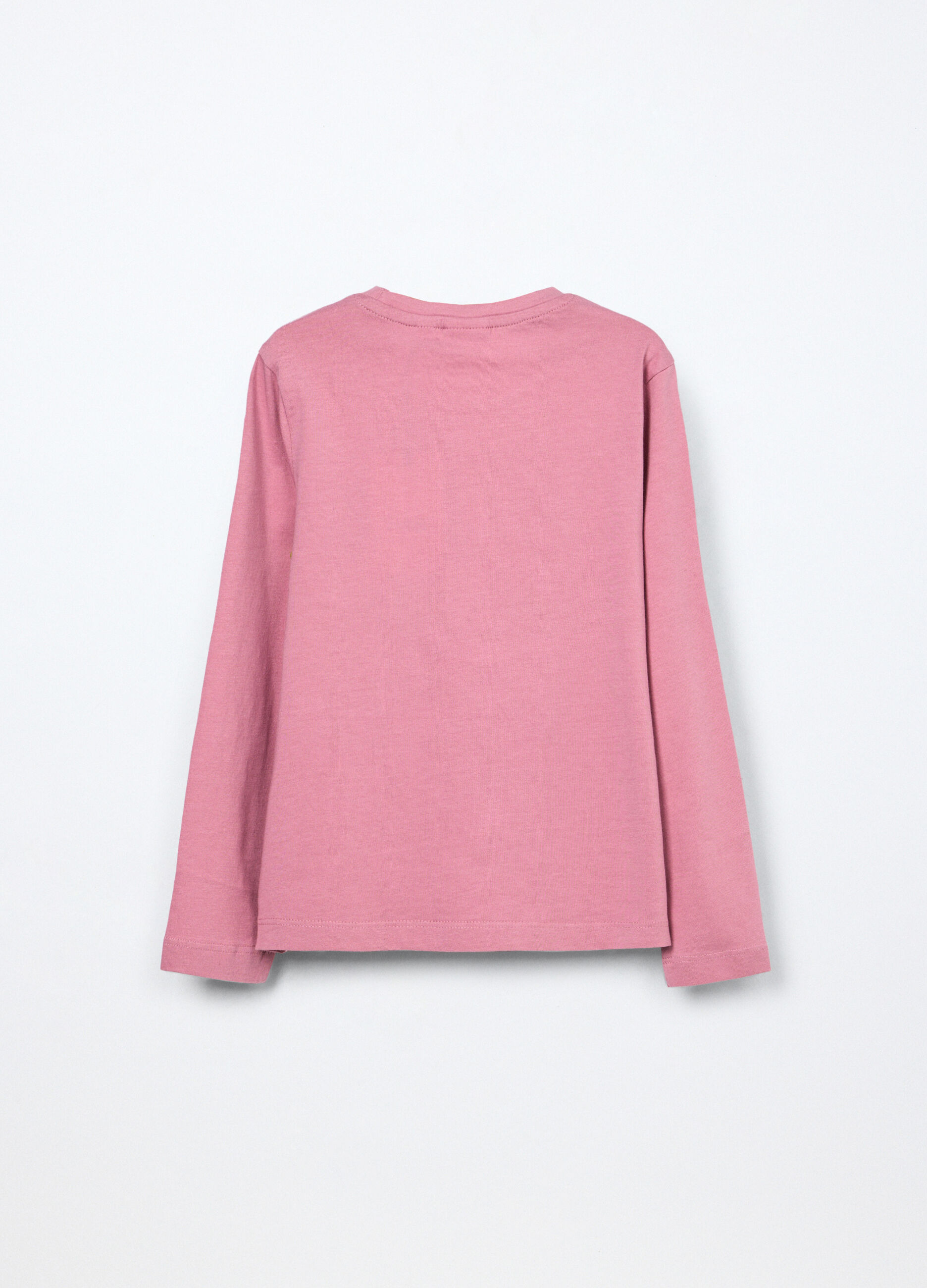 T-shirt in jersey di puro cotone bambina_1