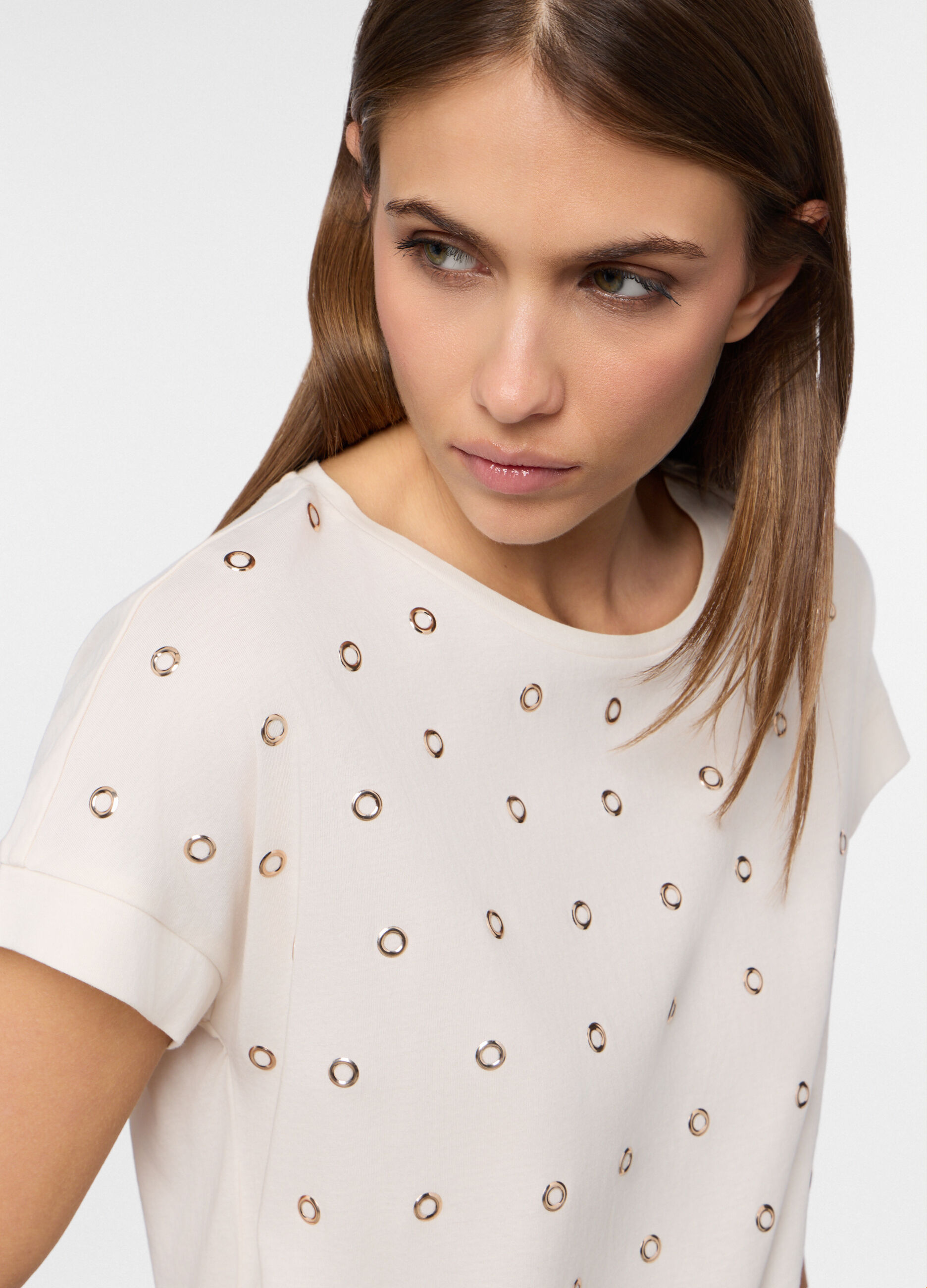 T-shirt girocollo donna_2