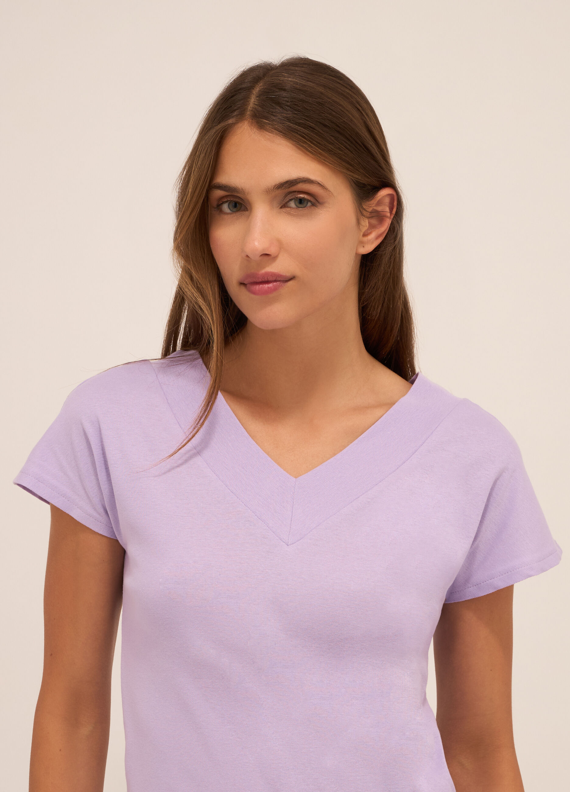 T-shirt in puro cotone donna_2